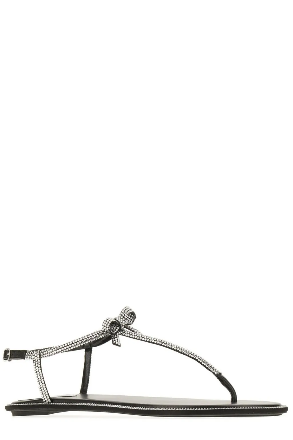 René Caovilla Diana Embellished Open Toe Sandals