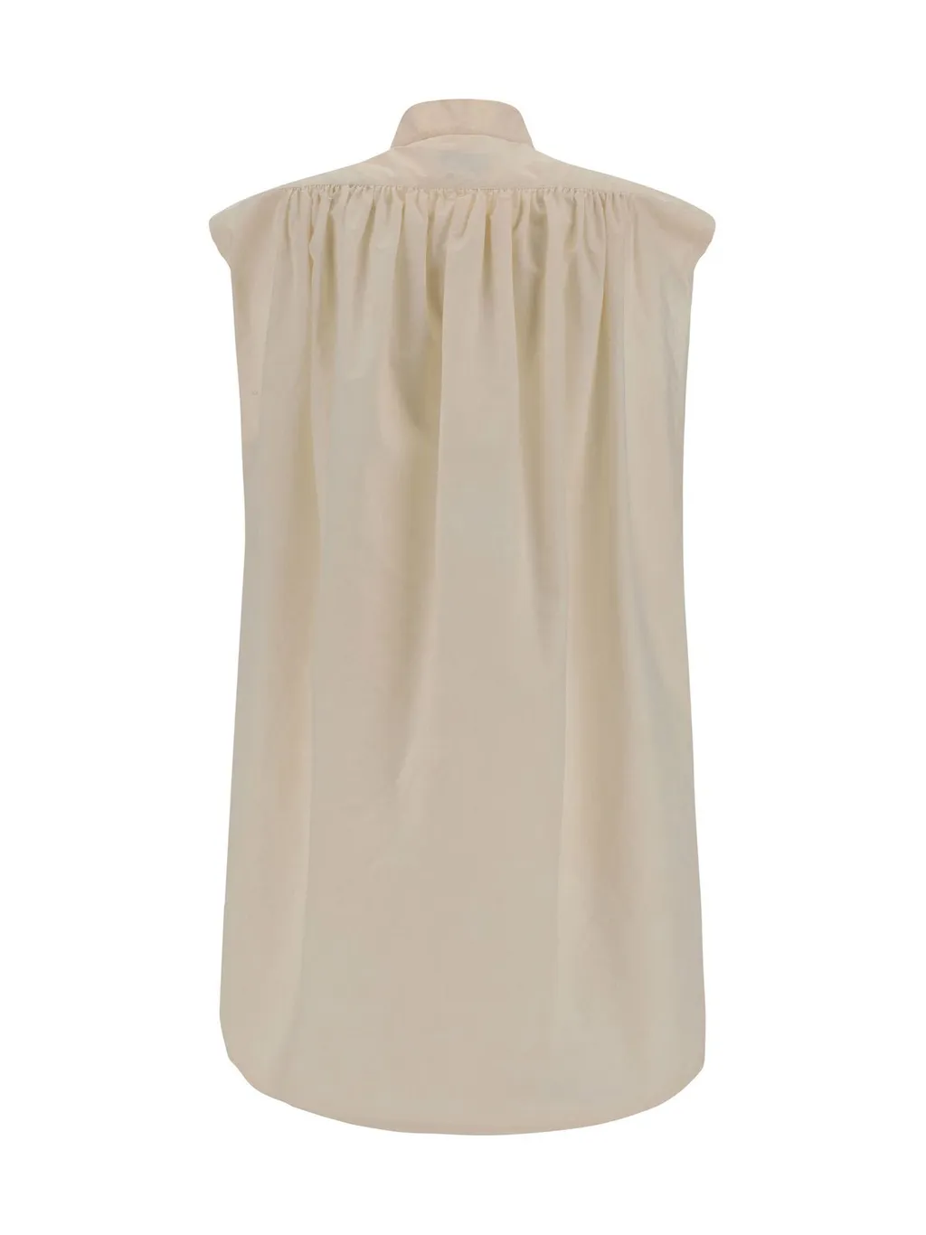 Quira Mandarin Collar Sleeveless Top