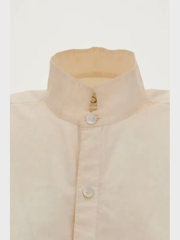 Quira Mandarin Collar Sleeveless Top
