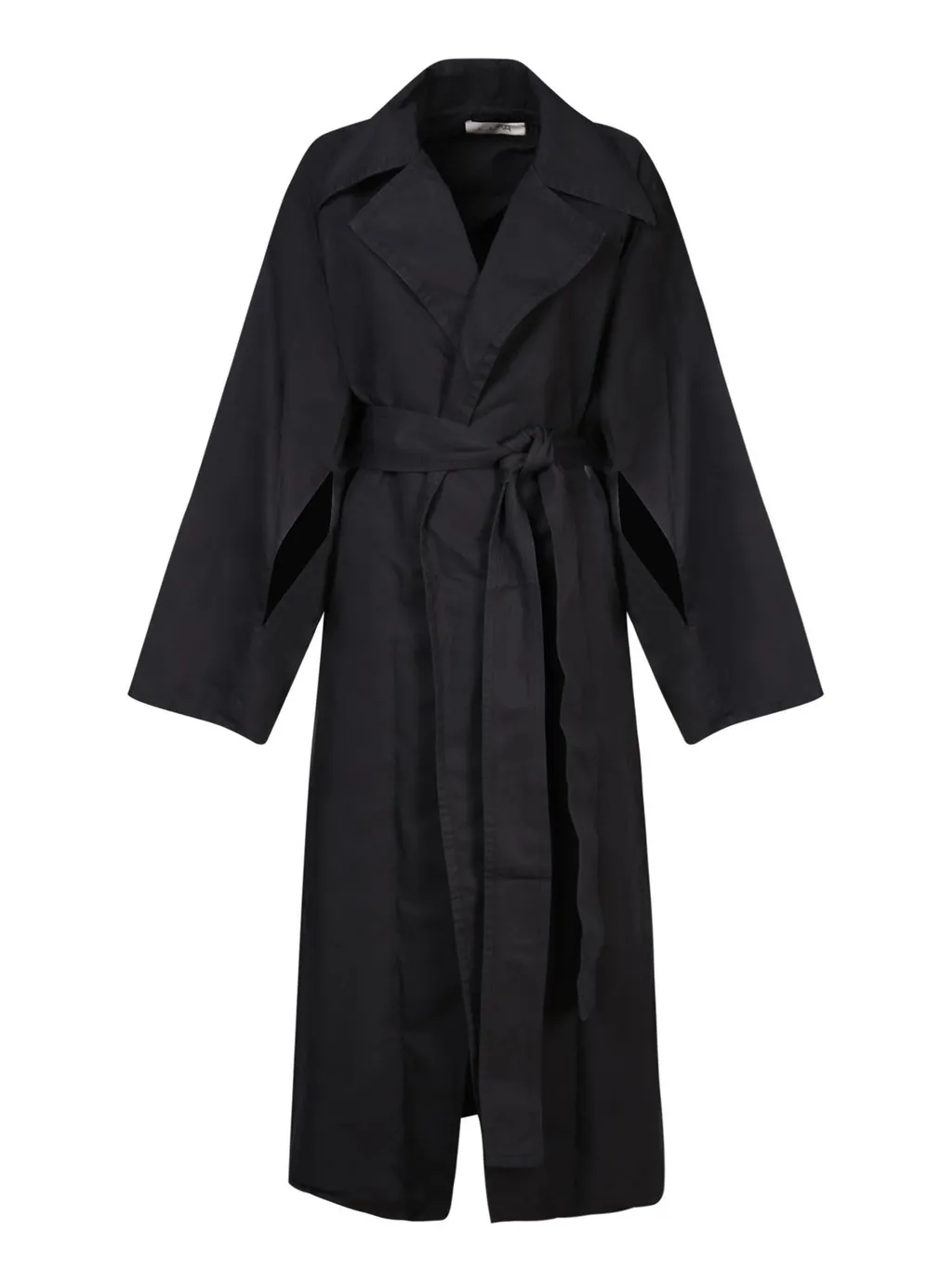 Quira Oversized Belted Coat With Pockets