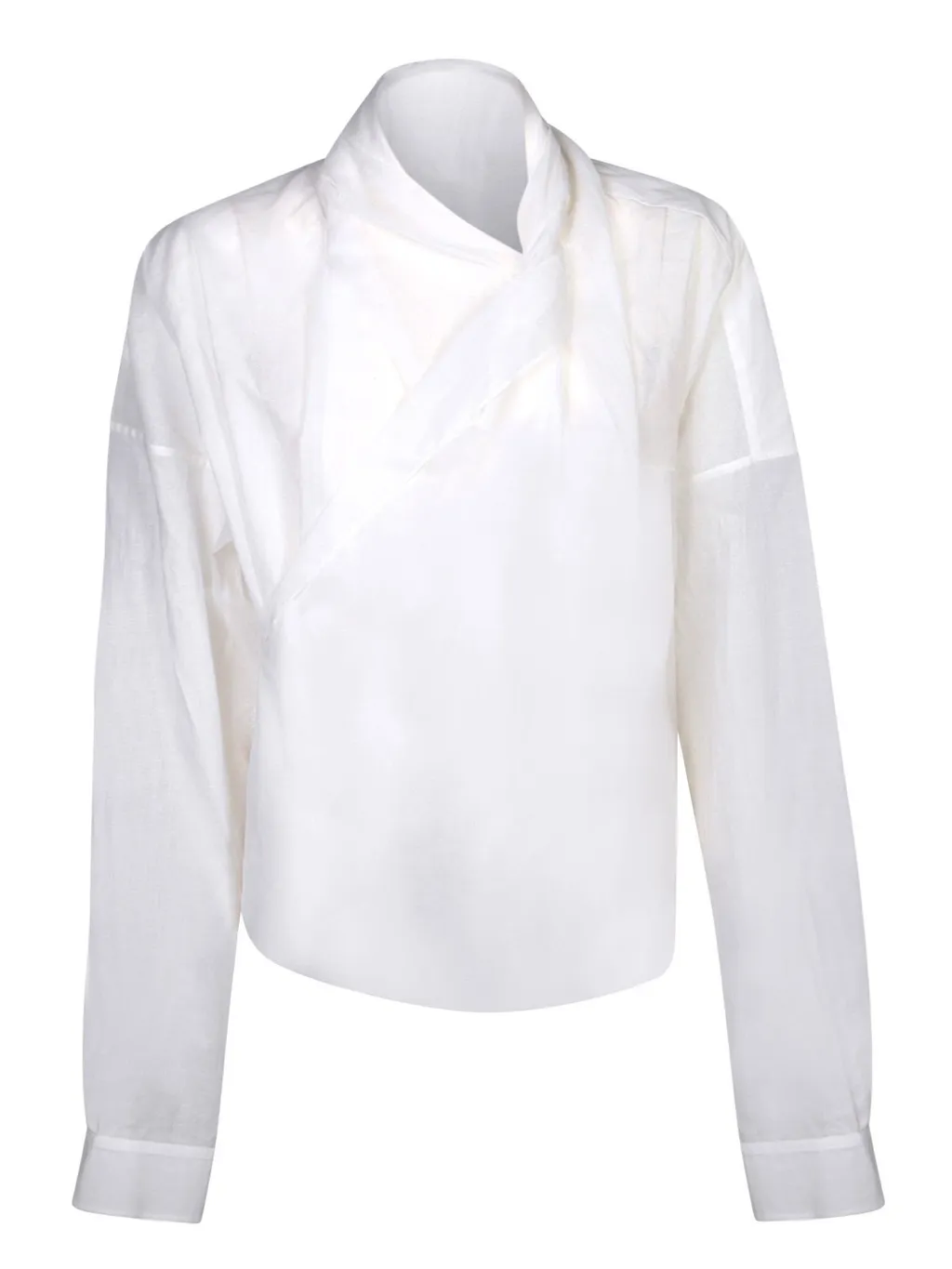 Quira Lightweight Wrap Top With Asymmetric Front