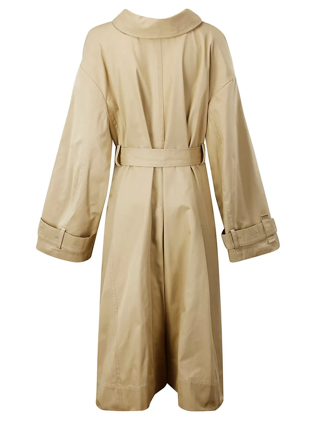 Quira Button Detailed Layered Long-Sleeed Coat