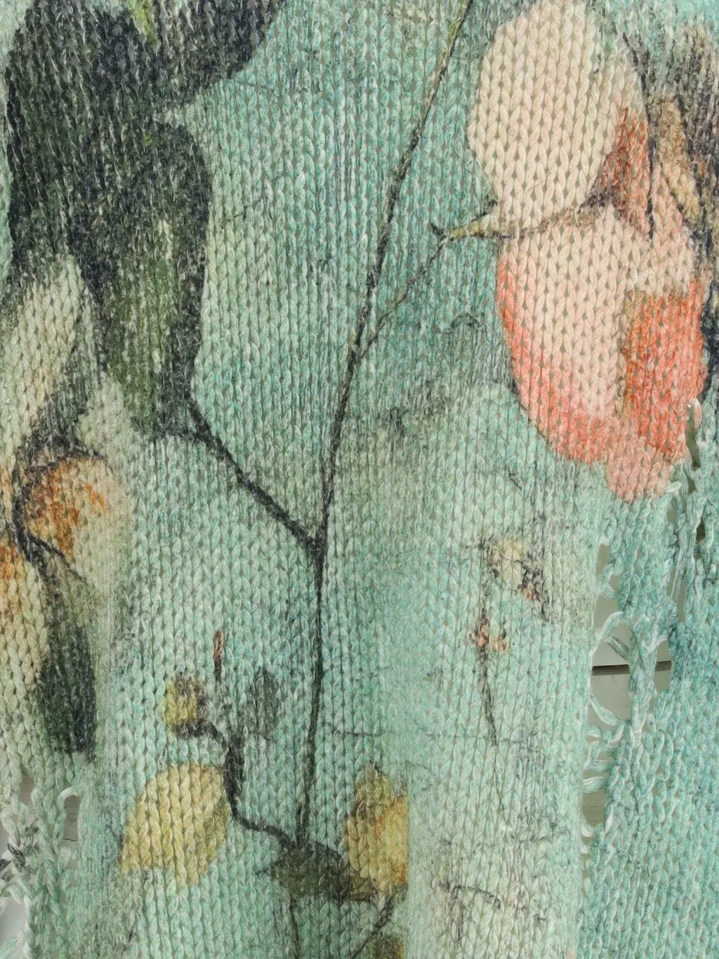 R13 Floral Printed Distressed Jumper