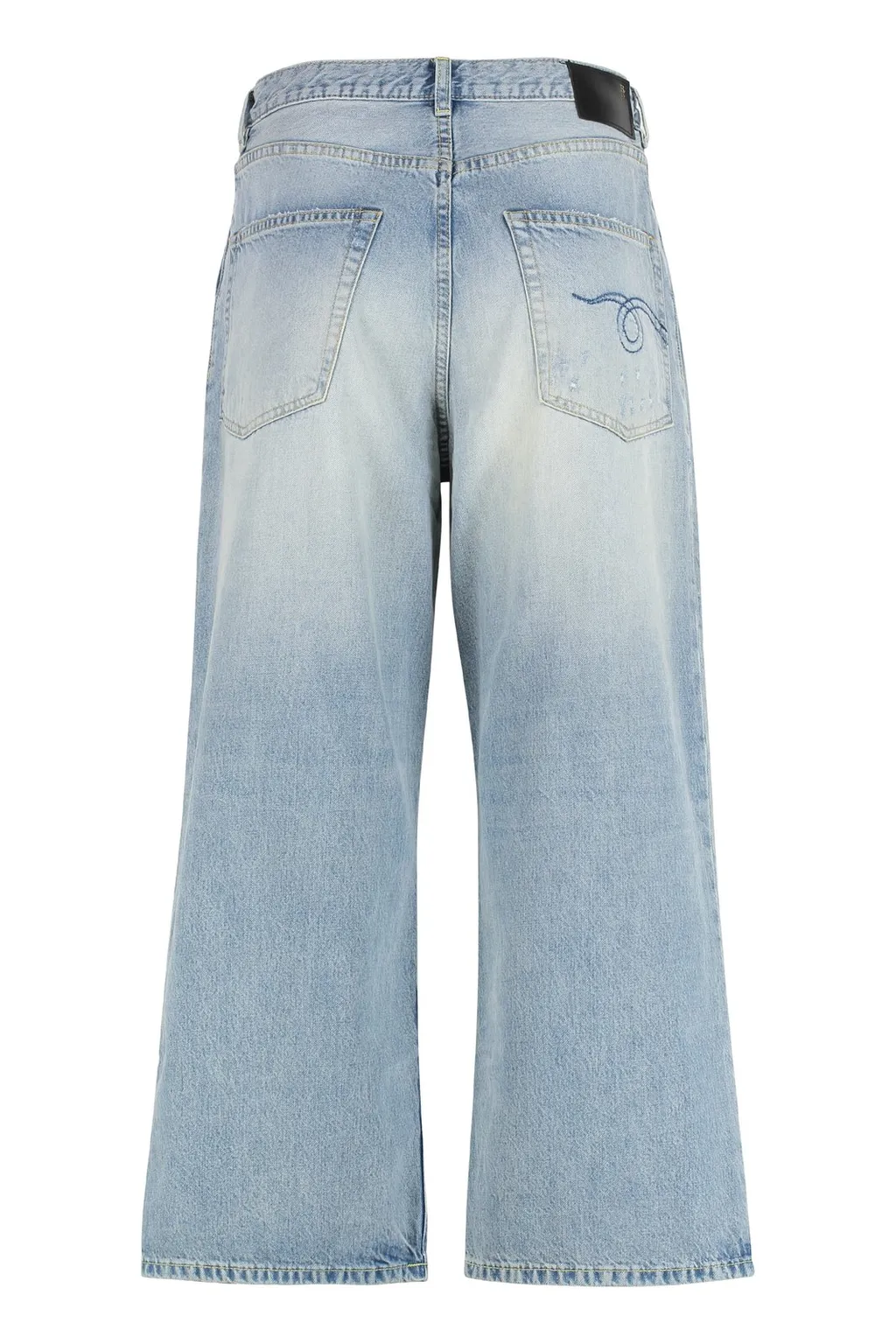 R13 High-Rise Wide-Leg Jeans