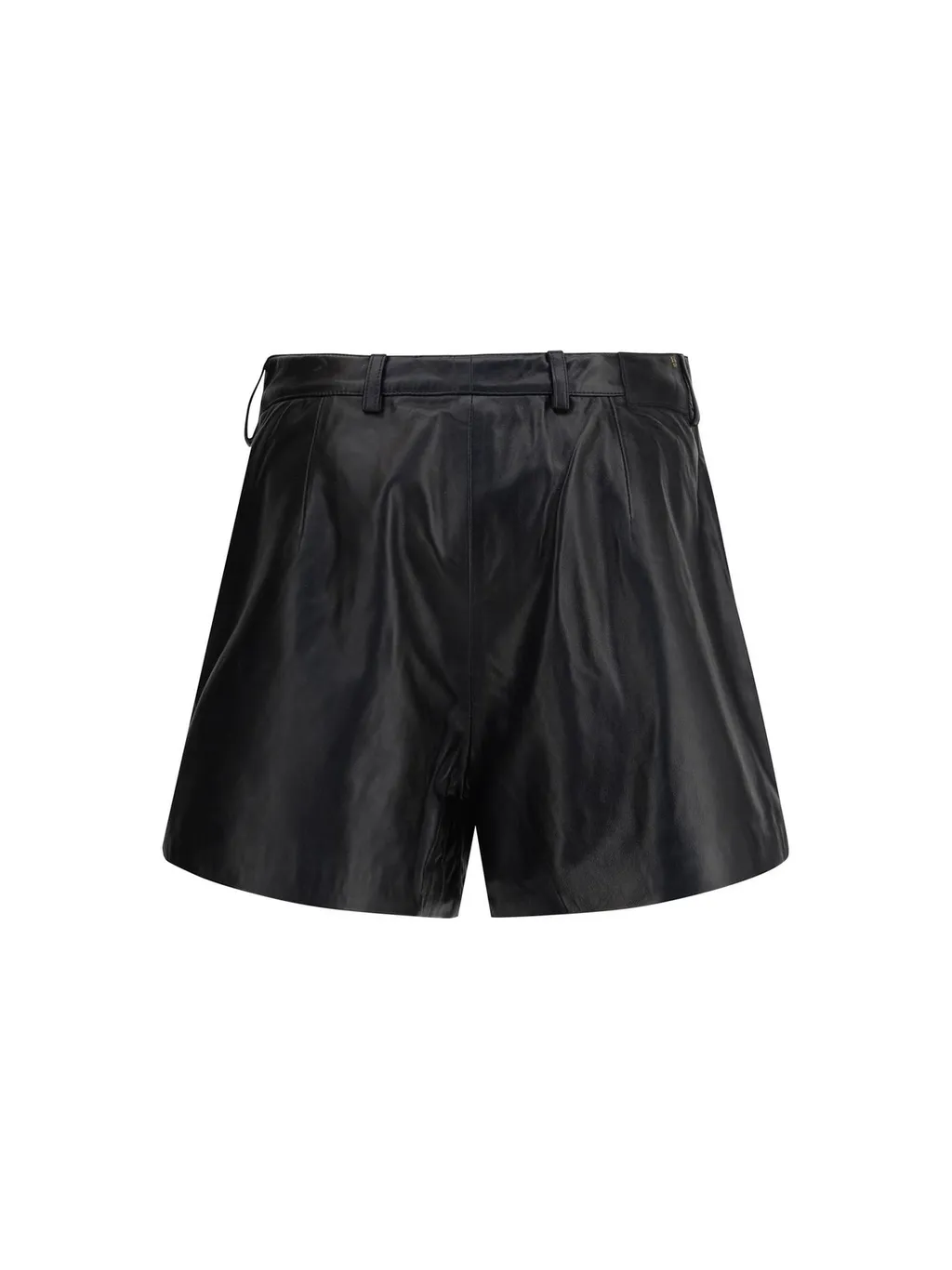 R13 Leather Shorts