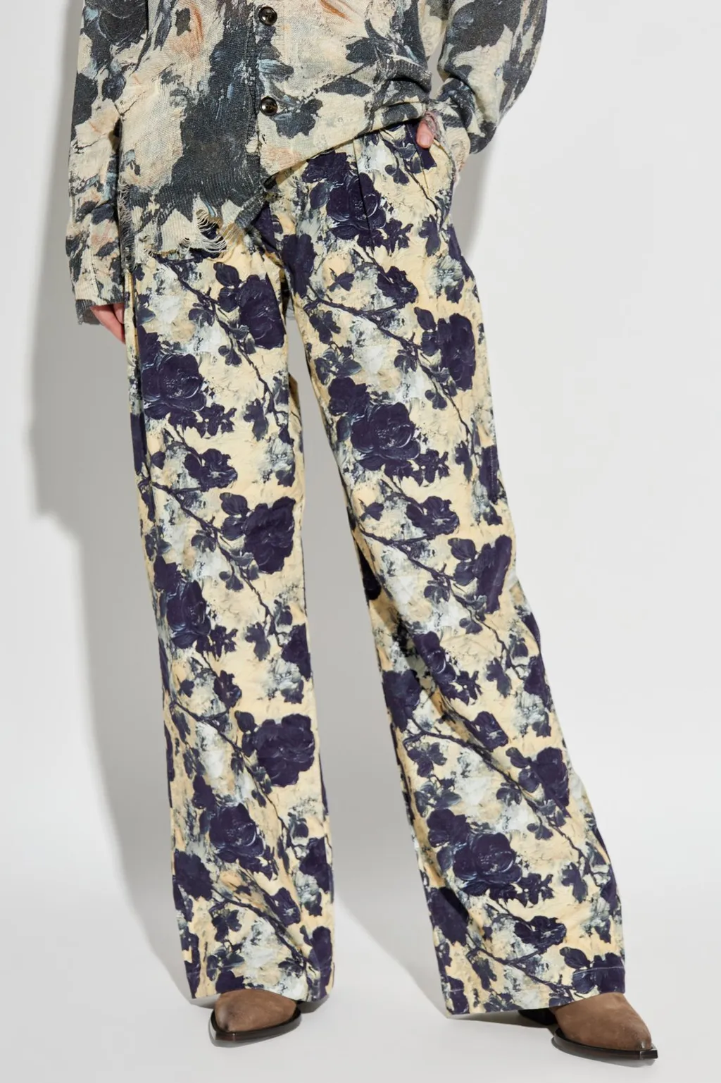 R13 Floral Print Trousers