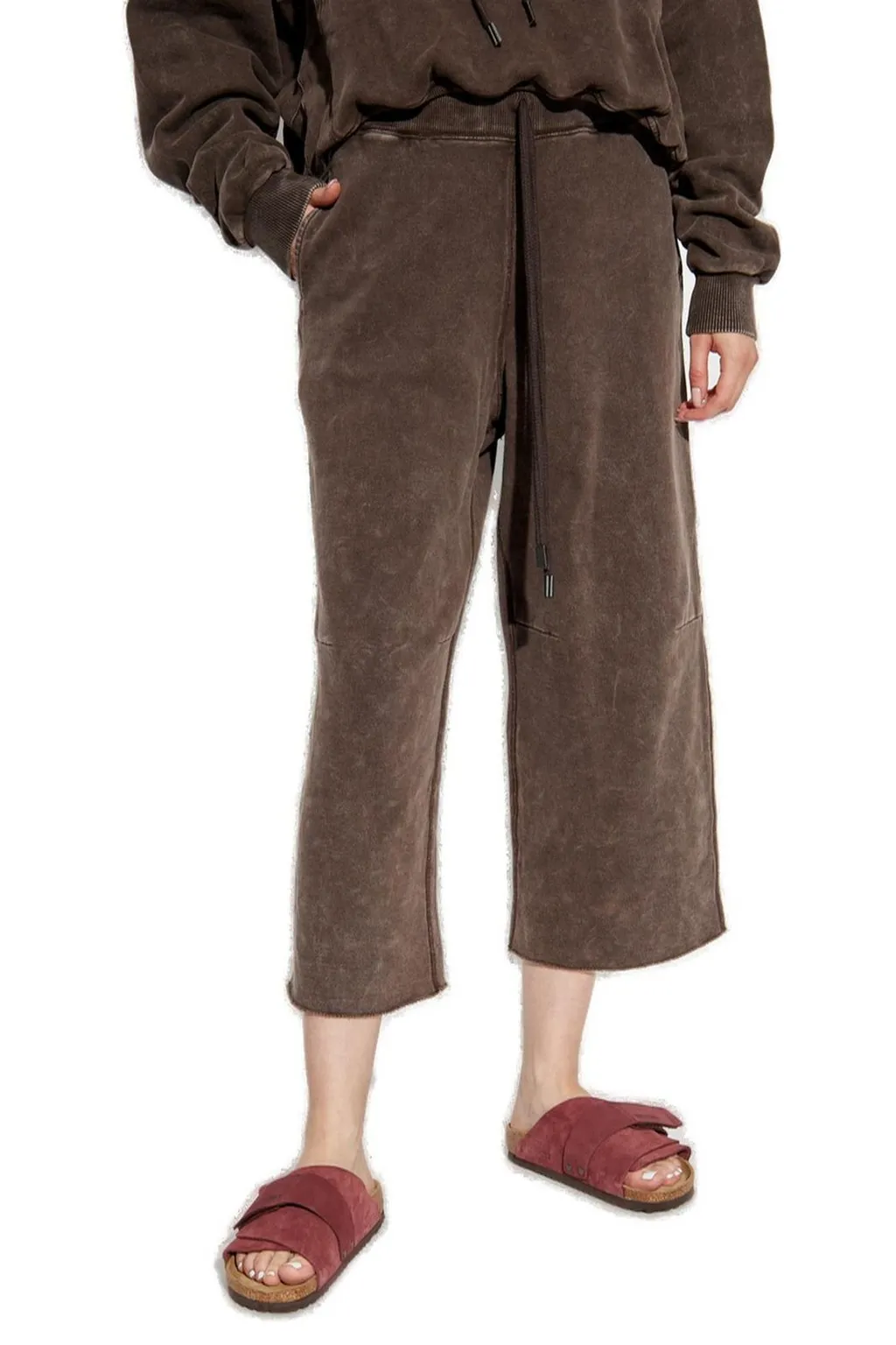 R13 Drawstring Flared Trousers
