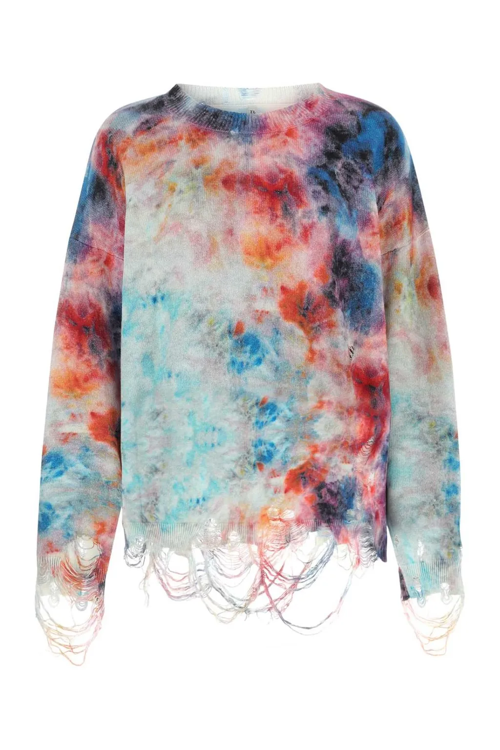 R13 Destroyed Oversized Pullover
