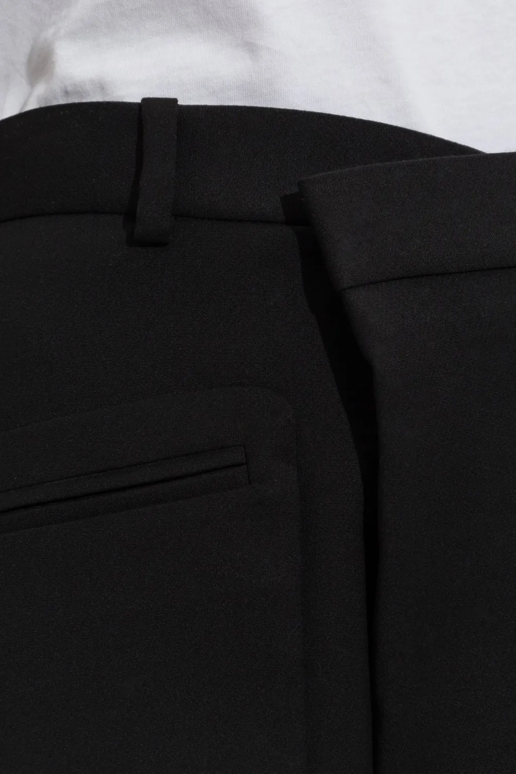 R13 Asymmetric Wrap Front Shorts