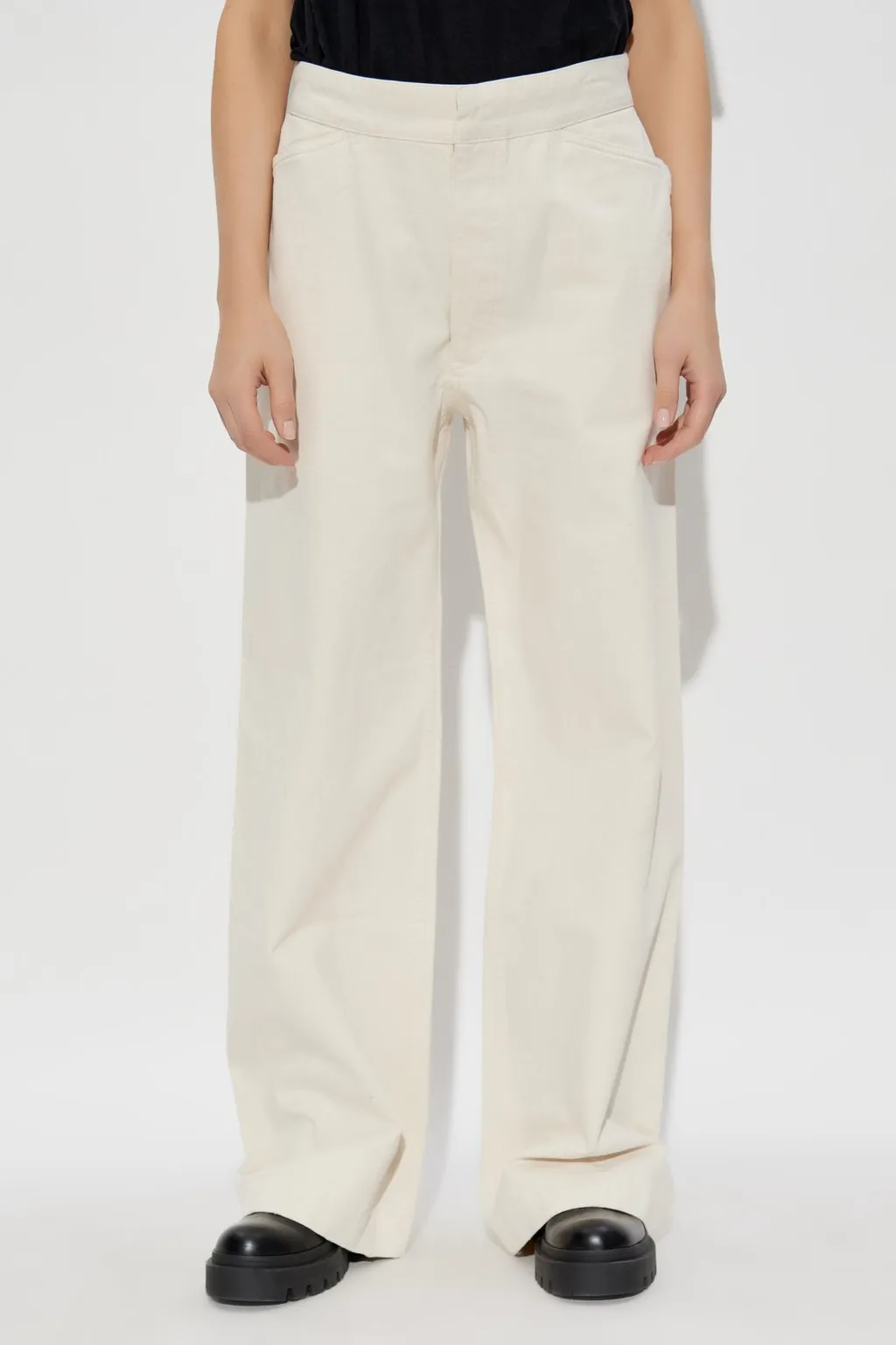 R13 Relaxed Fit Wide Leg Pants