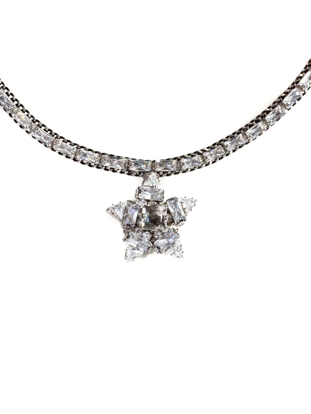 Rada Rhinestone Star Pendant Necklace