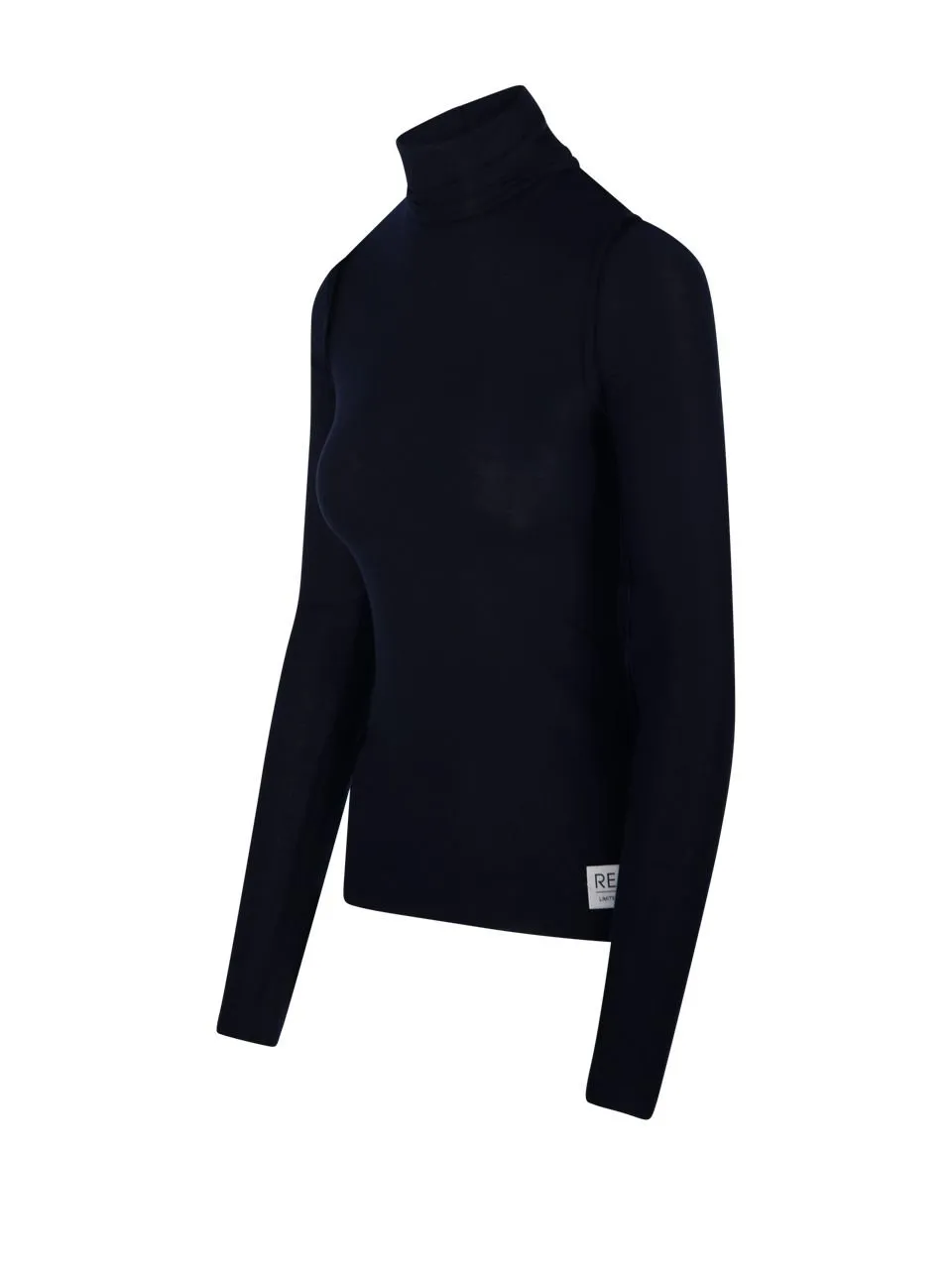 Re Code Raw Edge Long Sleeve Knitwear