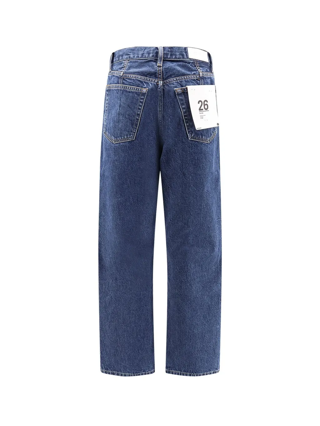 Re/Done Mid Rise Straight-Leg Jeans