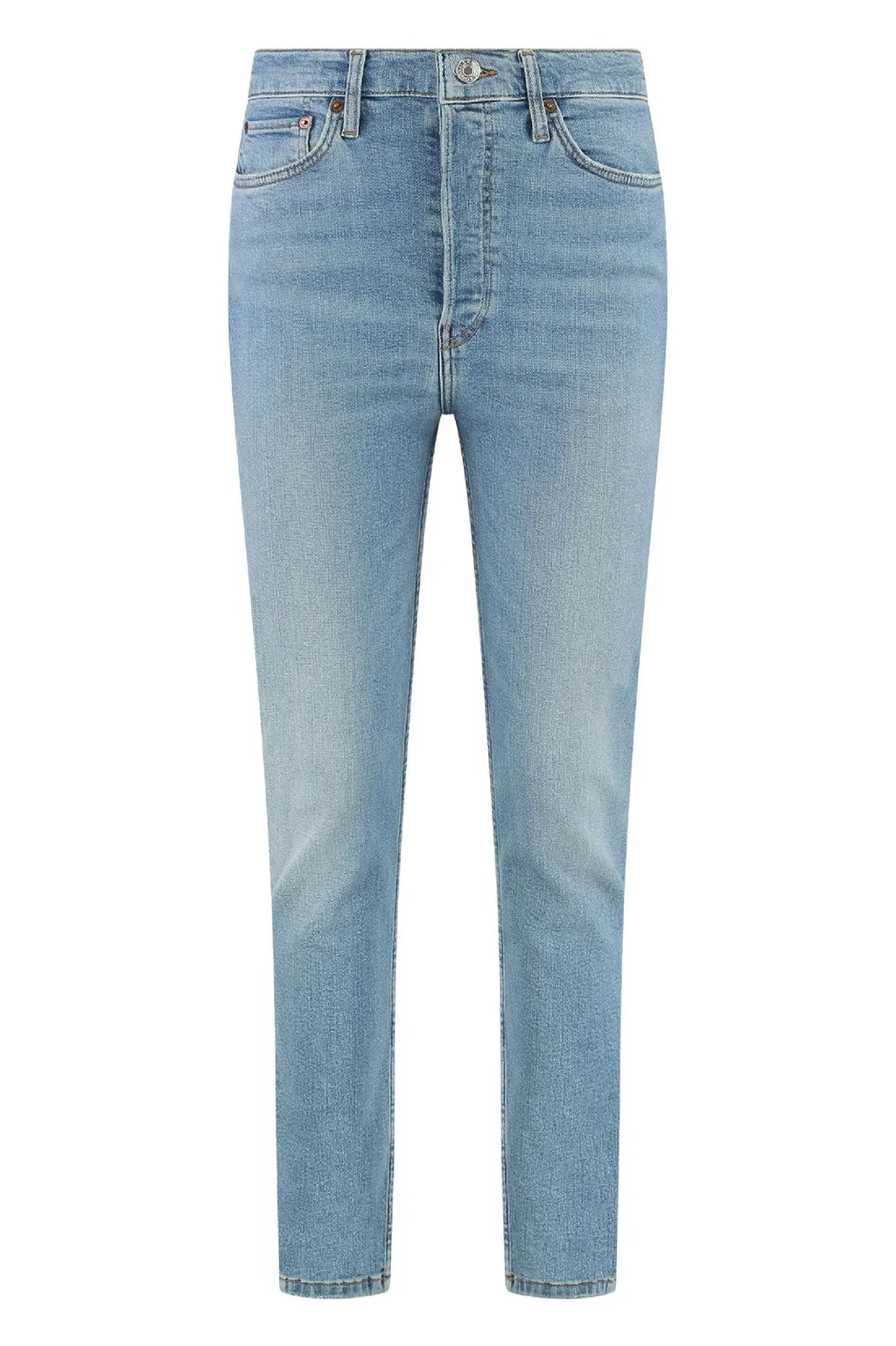 Re/Done High-Rise Skinny Jeans