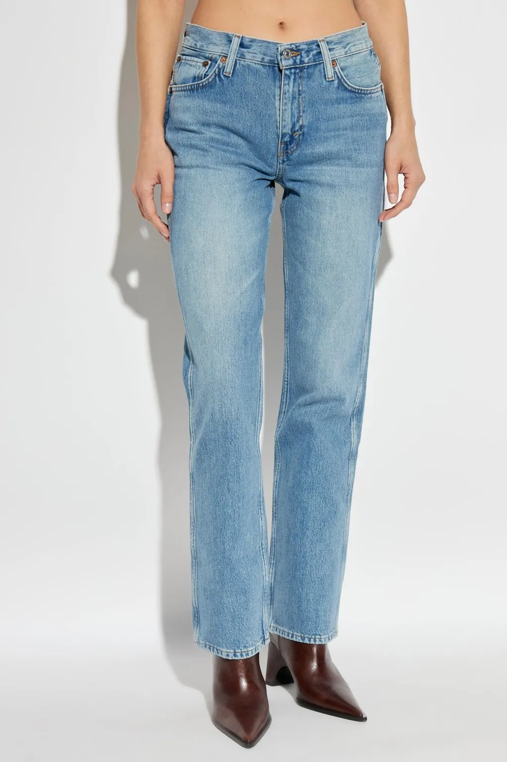 Re/Done Straight-Leg Jeans