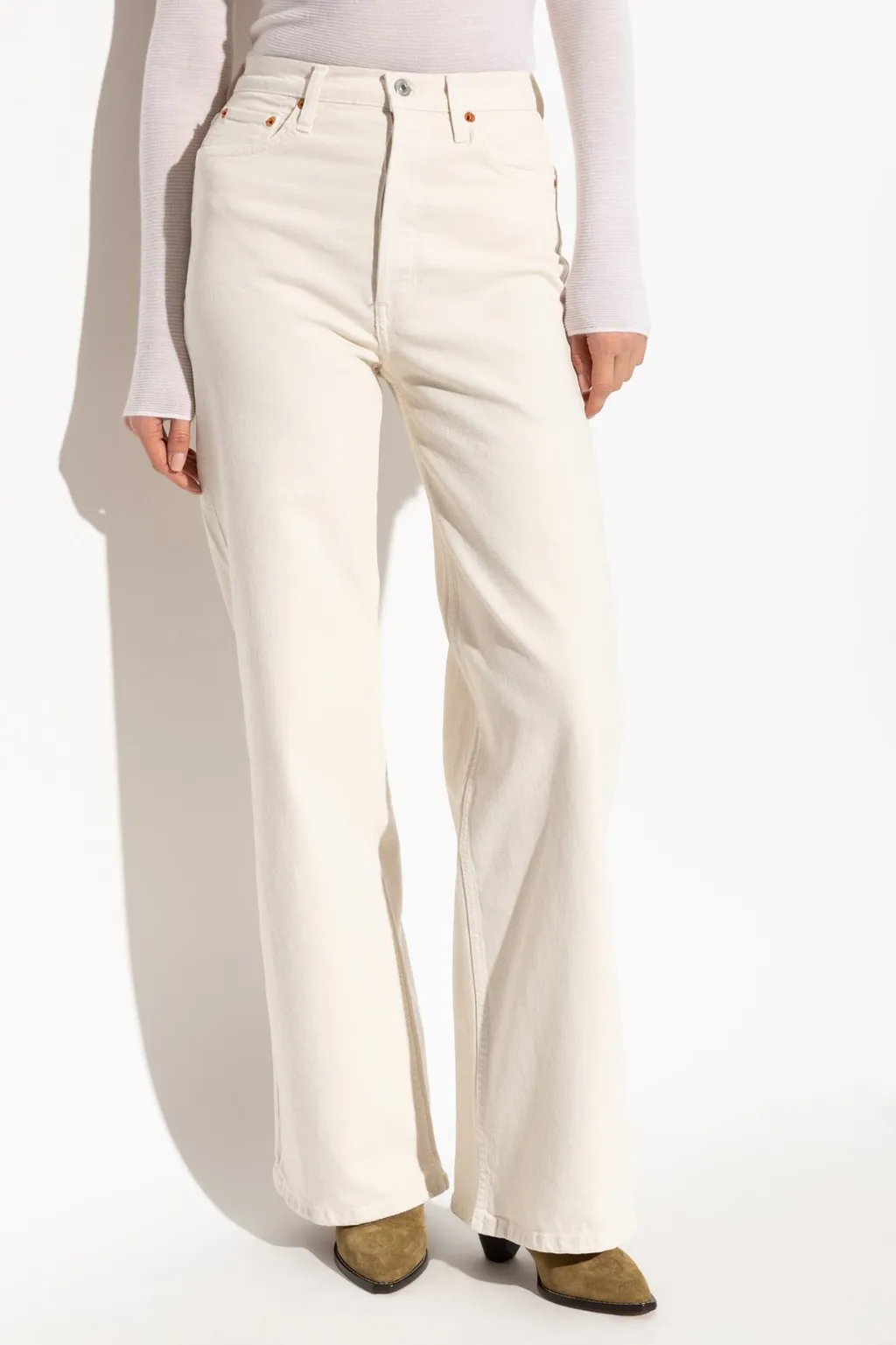 Re/Done Re Done X Levis Wide Leg Jeans