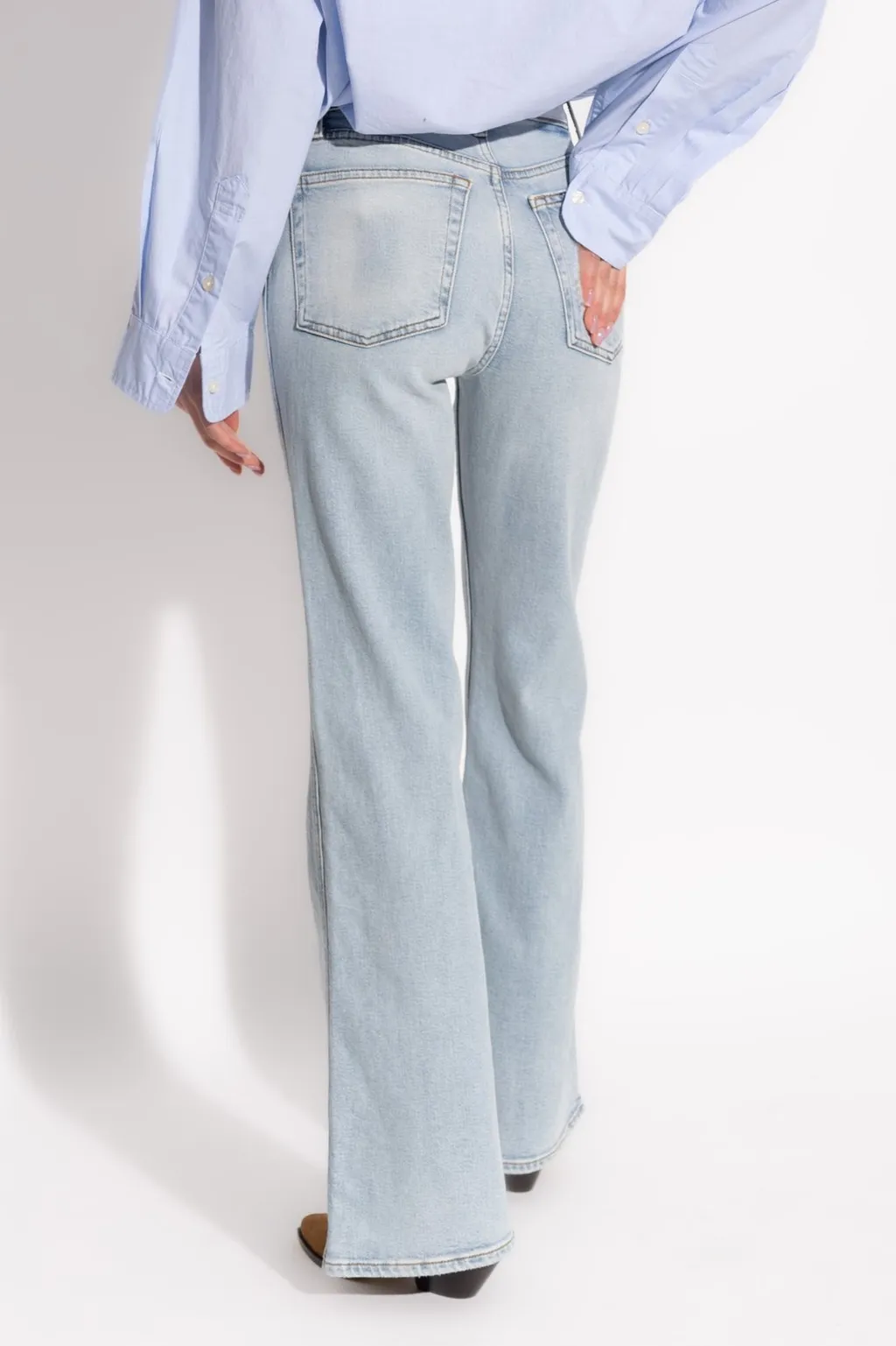 Re/Done High-Rise Flare Jeans