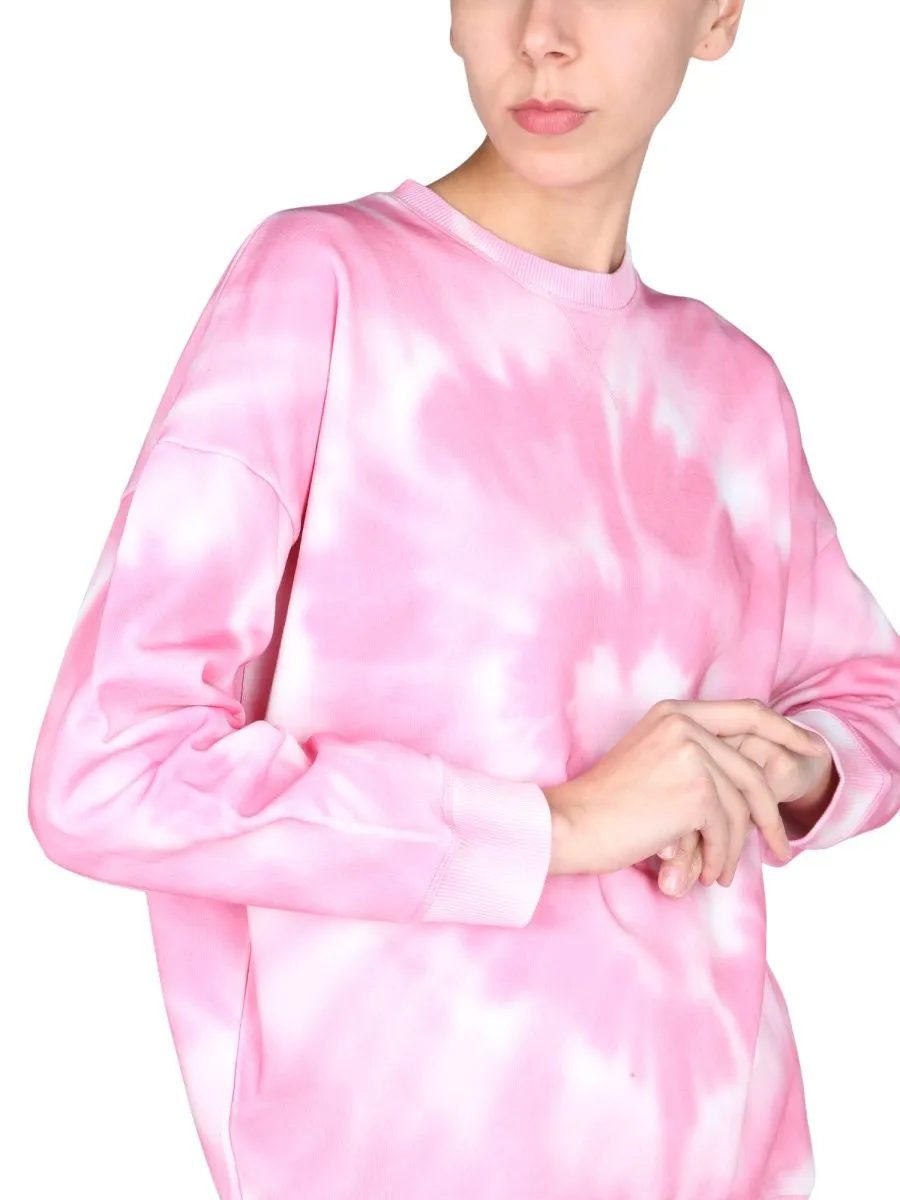 Redvalentino Tie Dye Pattern Sweatshirt