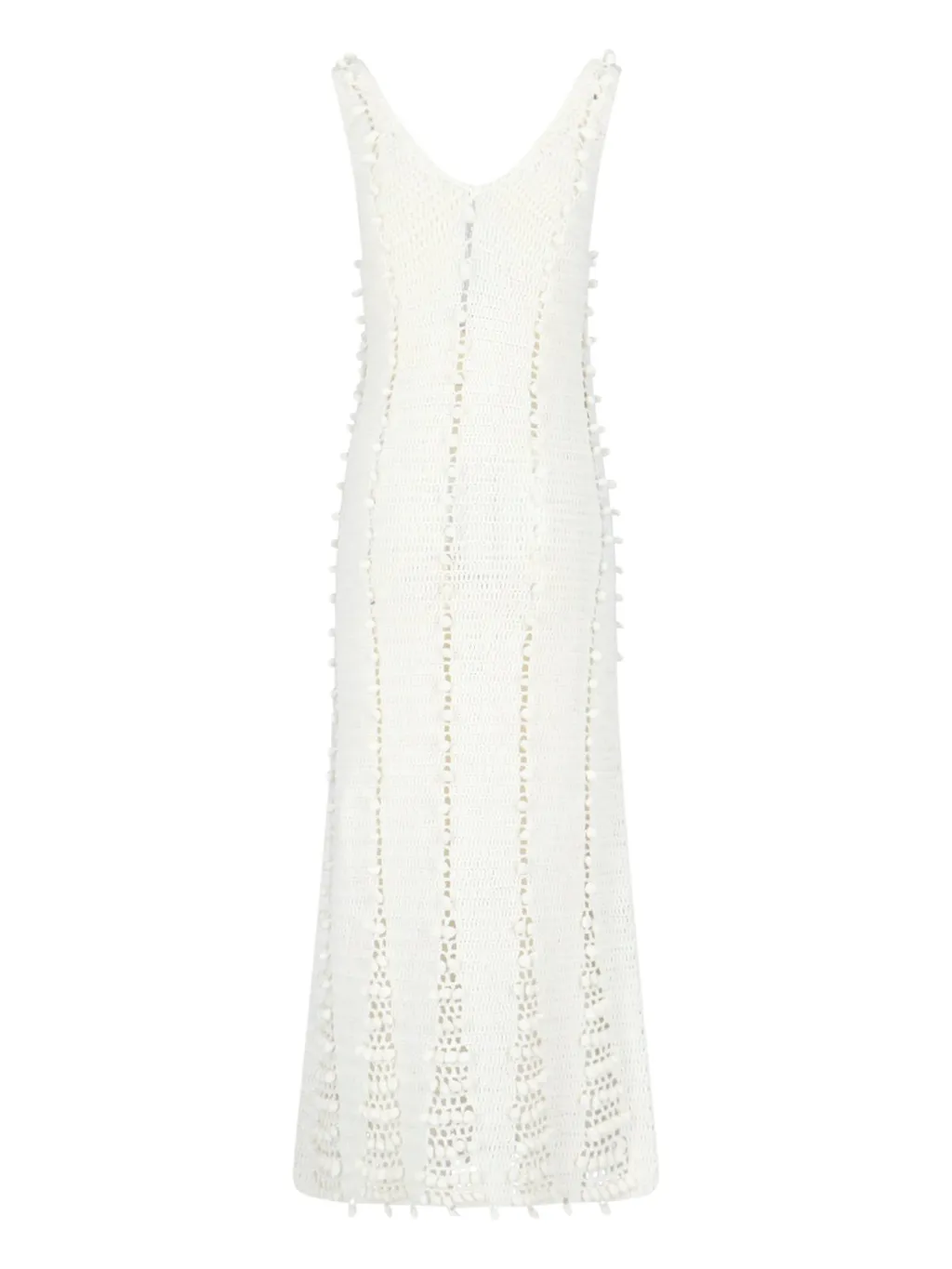 Remain Birger Christensen Crochet Knit V-Neck Dress