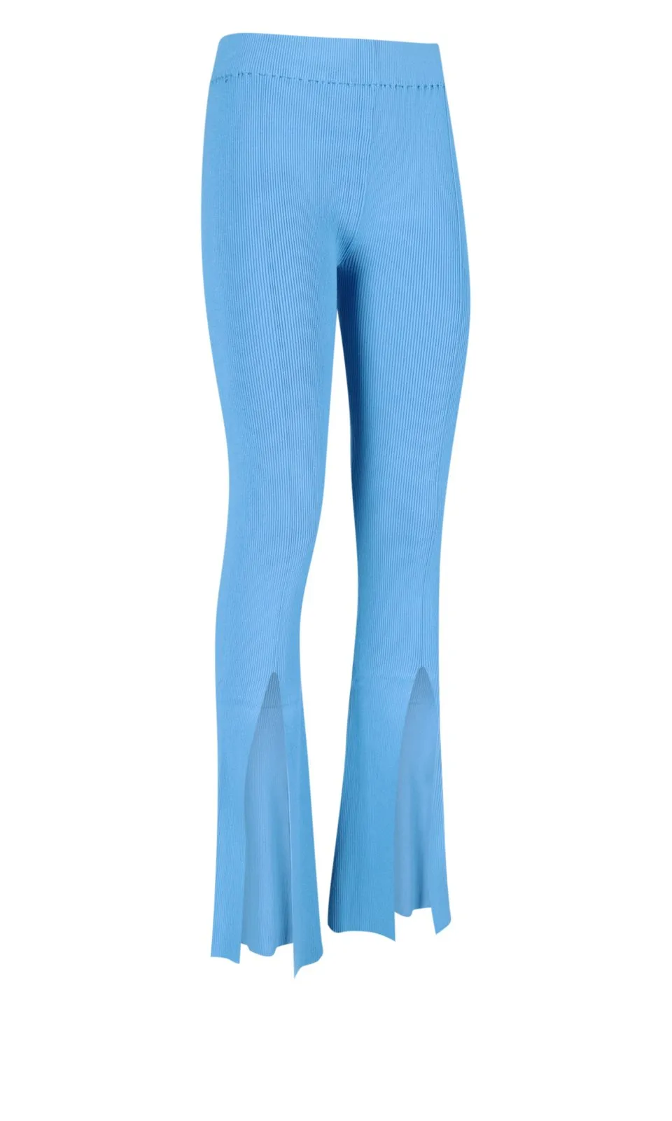 Remain Birger Christensen High Waist Front Slit Knitted Trousers