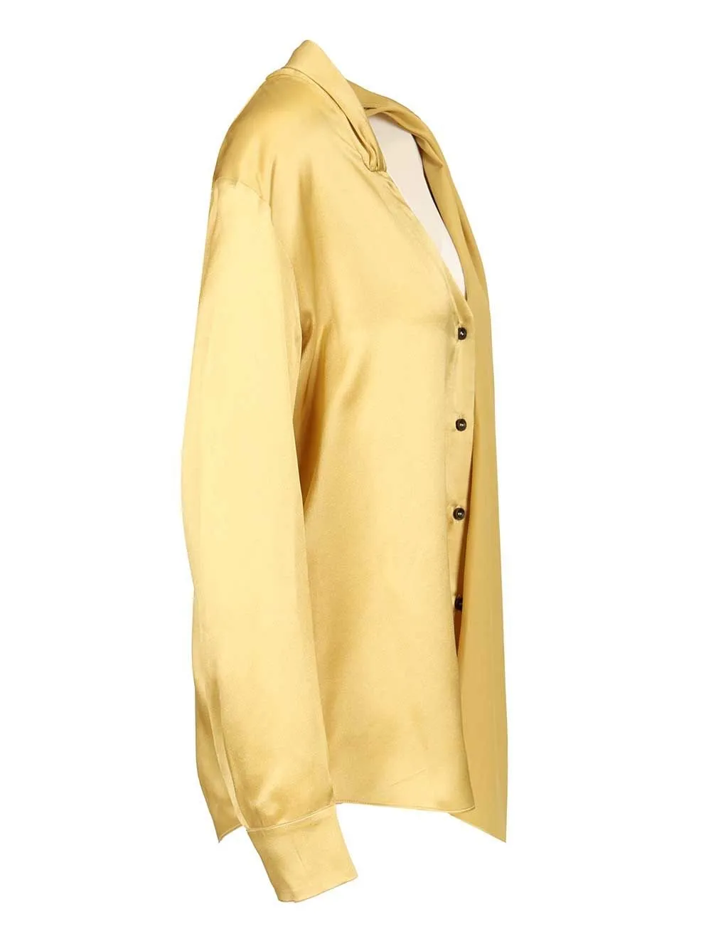 Retori V-Neck Scarf Shirt