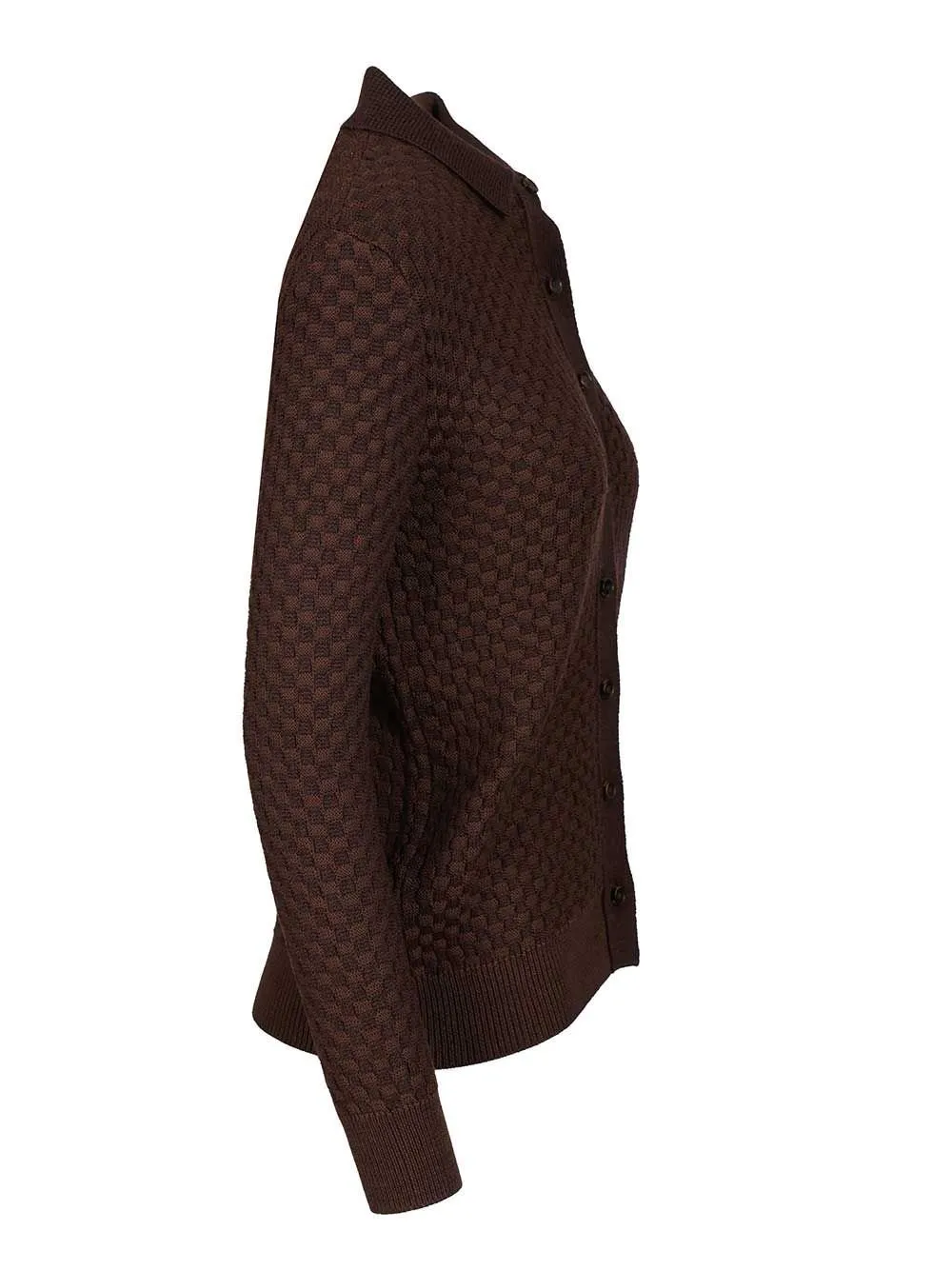 Retori Cube-Effect Knit Cardigan