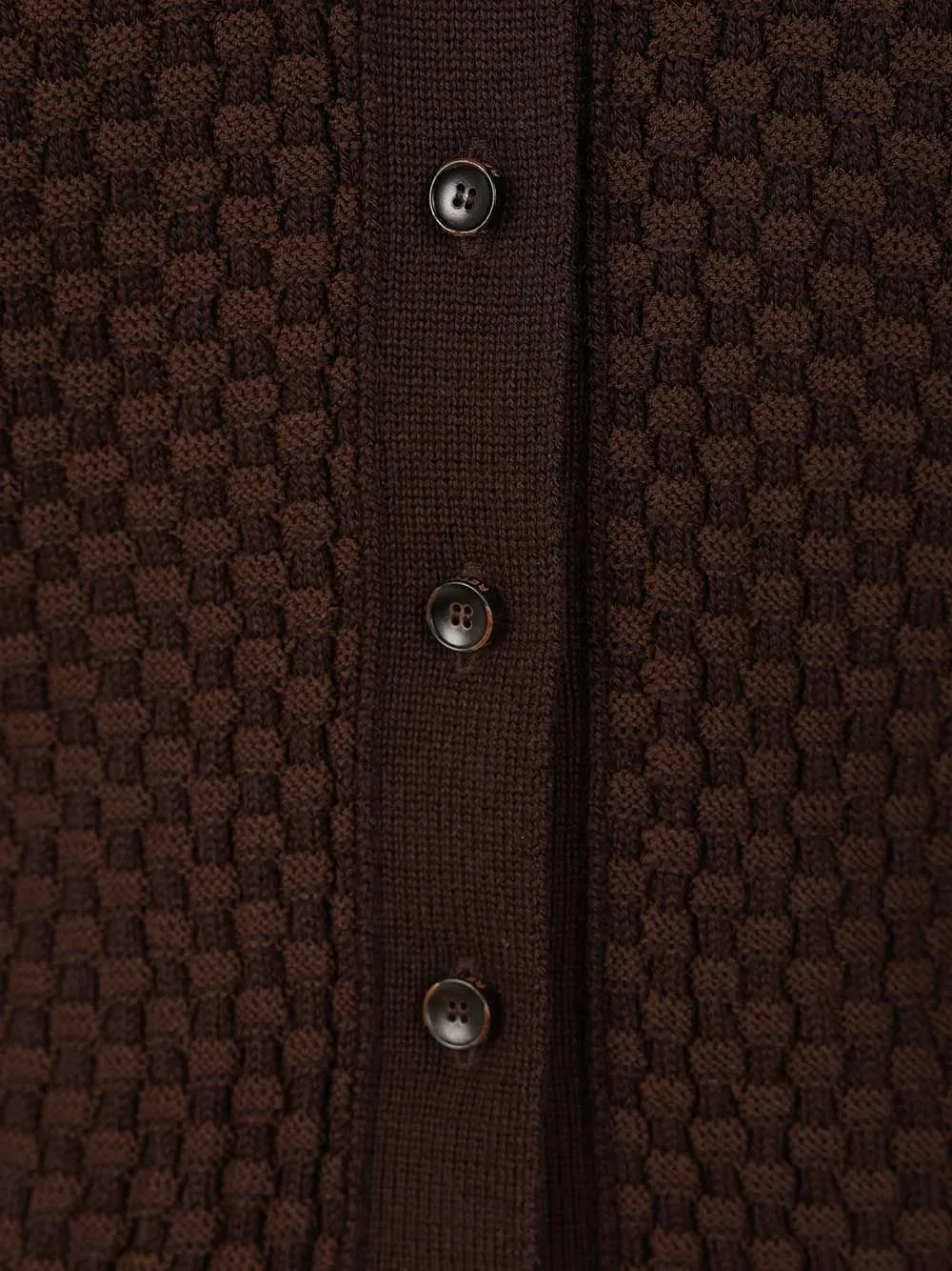 Retori Cube-Effect Knit Cardigan