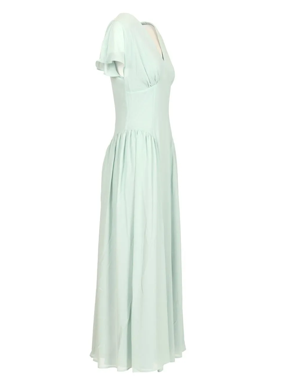 Rotate Maxi V-Neck Dress