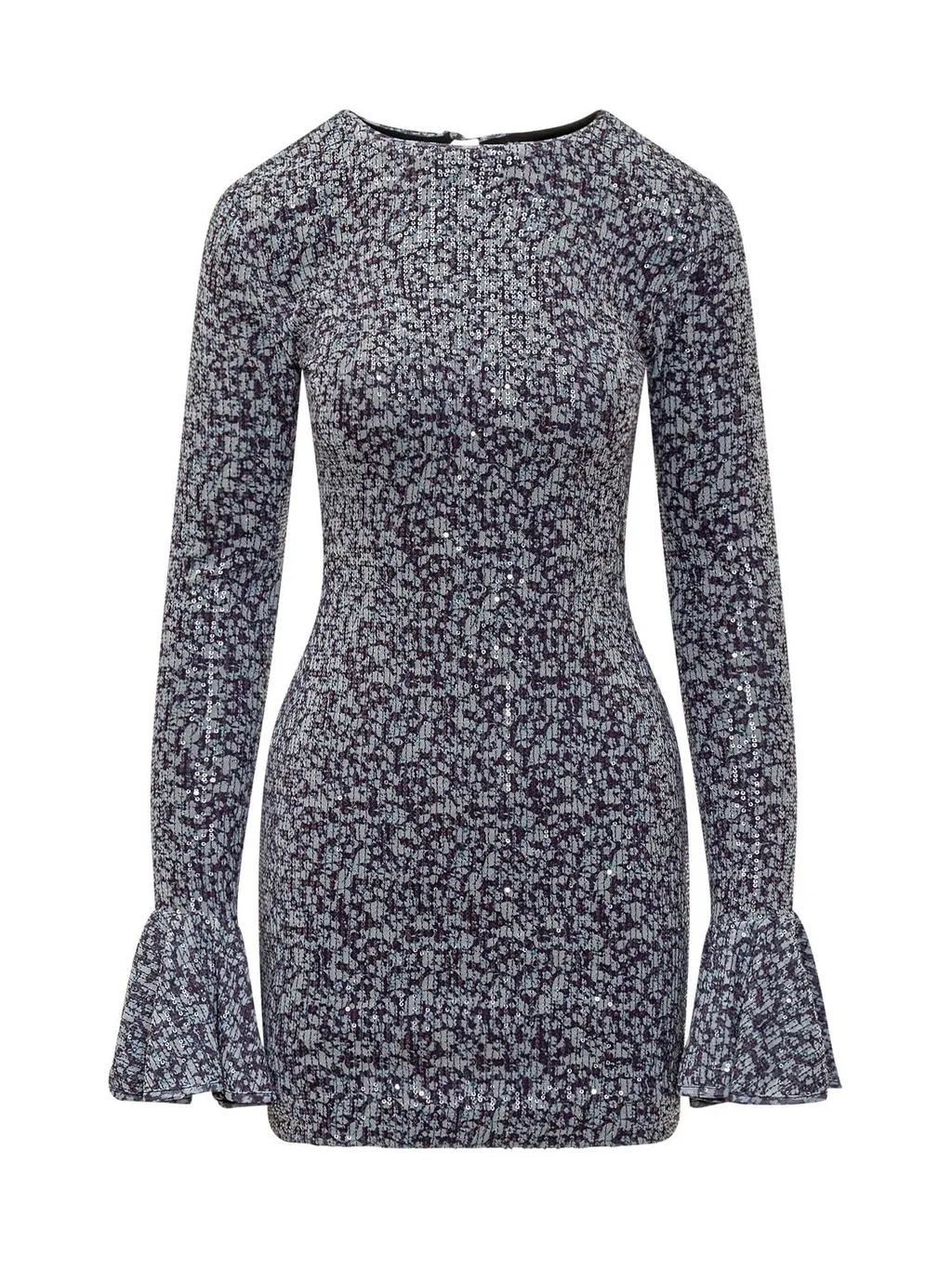 Rotate Cut-Out Detailed Sequinned Mini Dress
