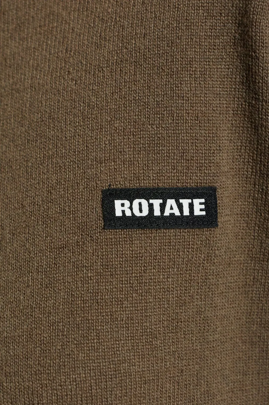 Rotate Logo Patch Crewneck Knitted Jumper