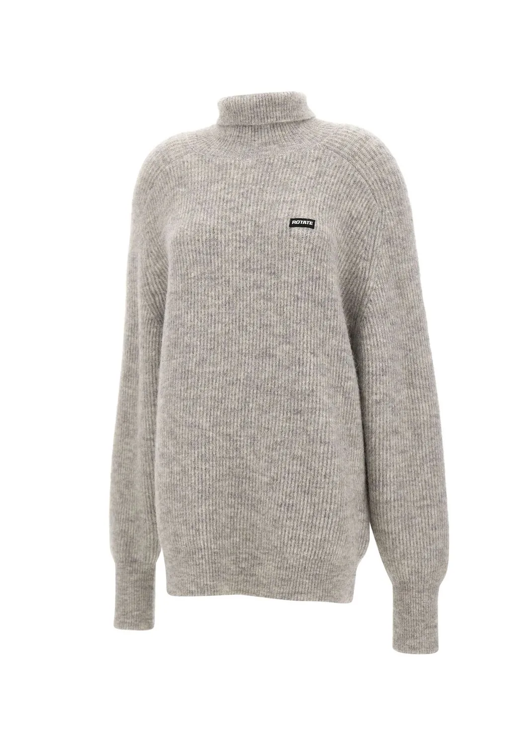 Rotate Logo Patch Roll Neck Jumper