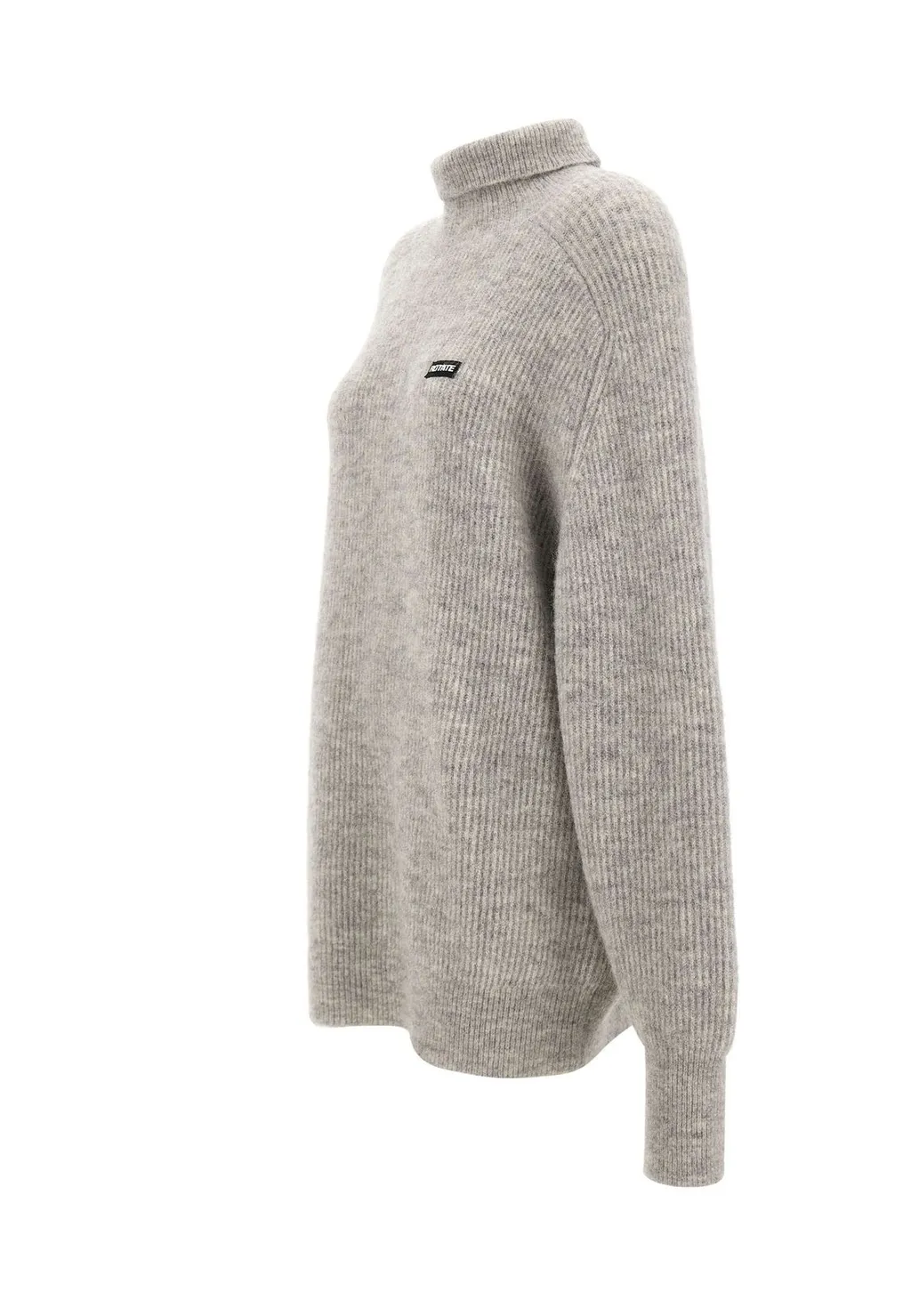 Rotate Logo Patch Roll Neck Jumper