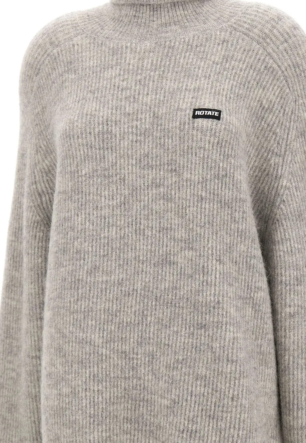 Rotate Logo Patch Roll Neck Jumper