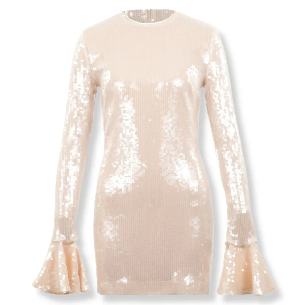 Rotate Sequin Embellished L/S Mini Dress