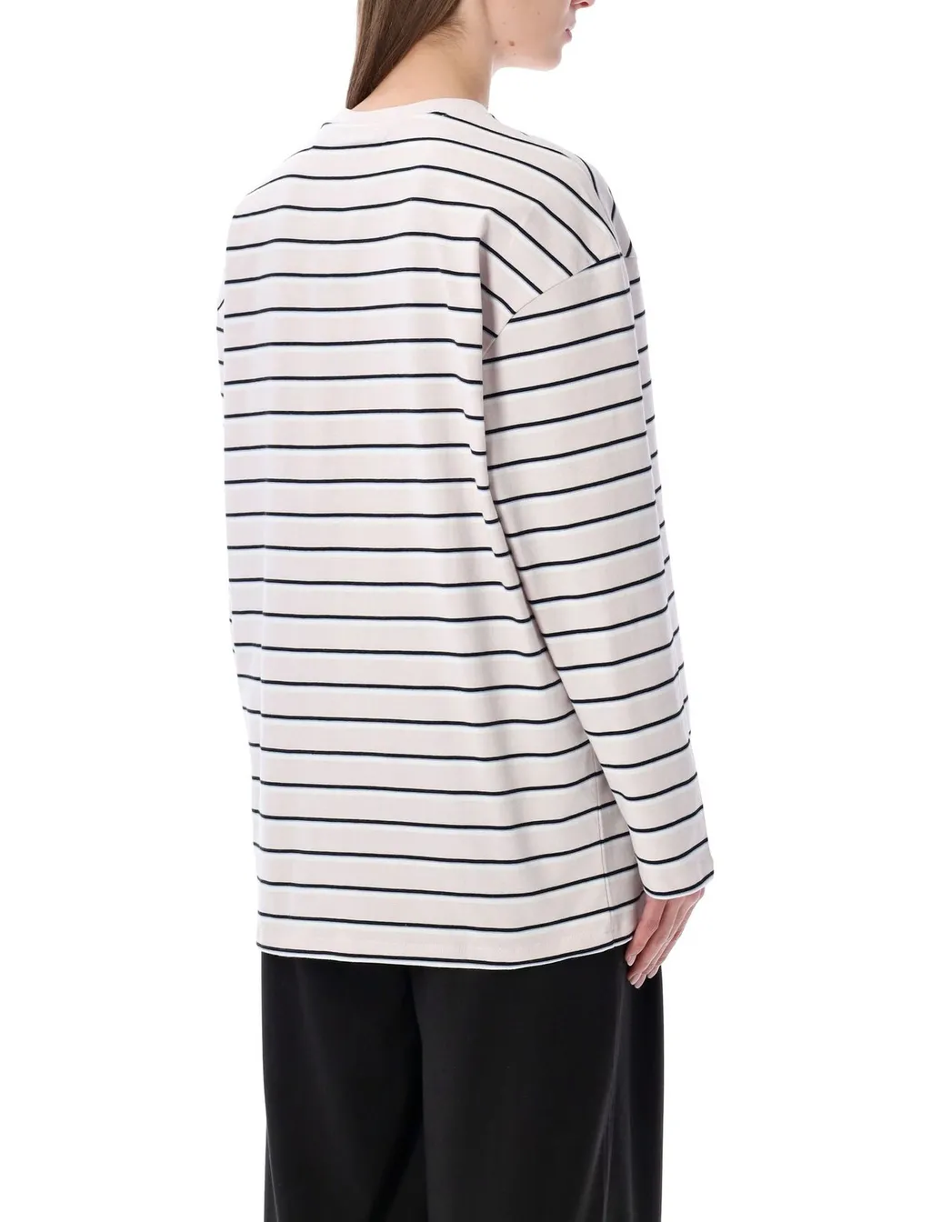 Rotate Jersey Ls Striped T-Shirt