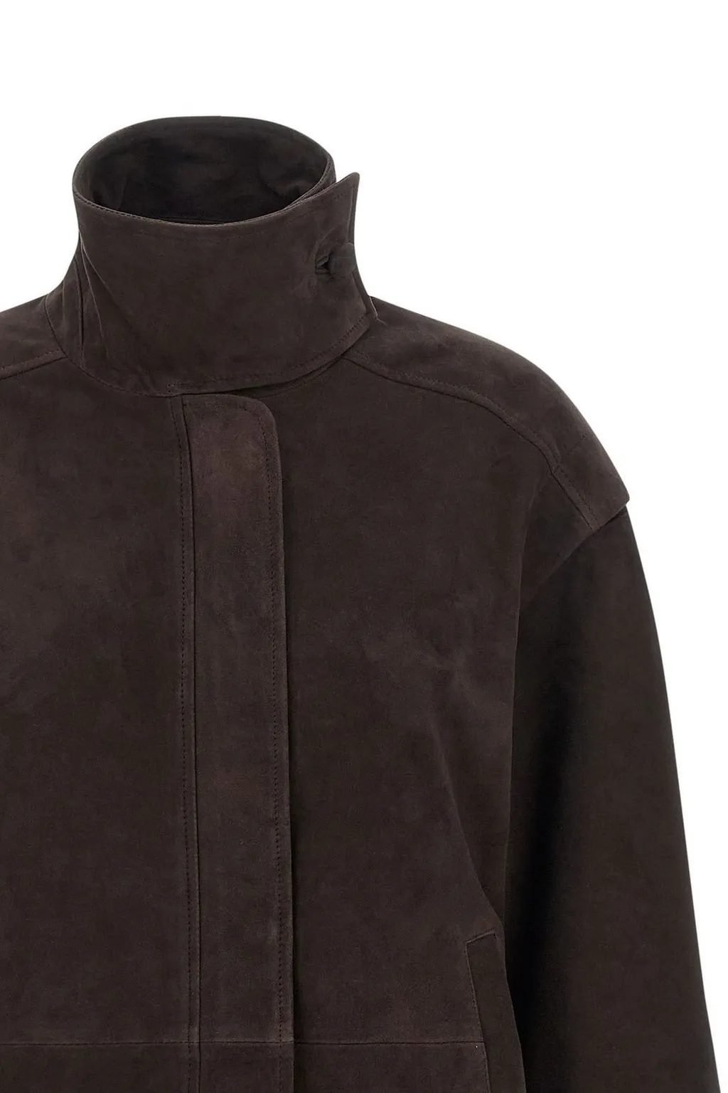 Rotate Oversized Leather Jacket