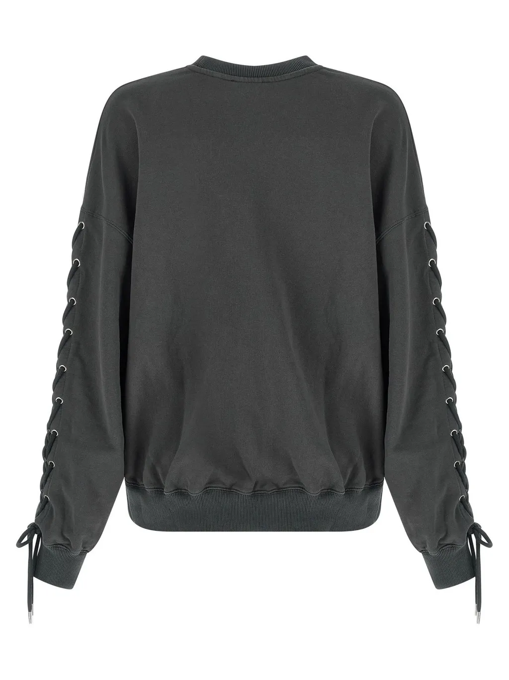 Rotate Lace-Up Crewneck Sweatshirt