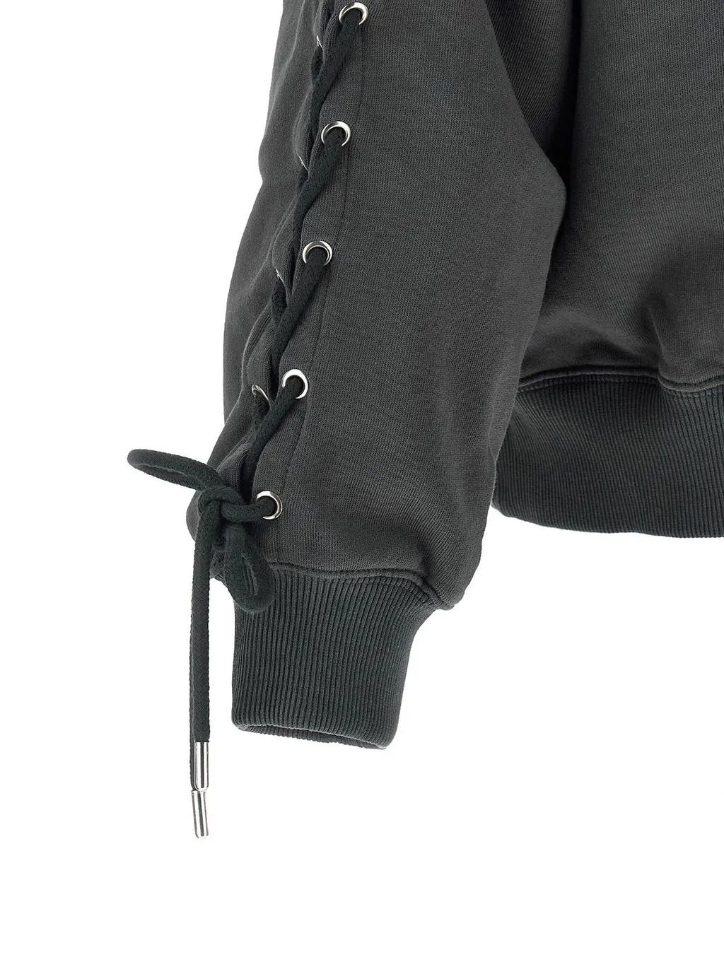 Rotate Lace-Up Crewneck Sweatshirt