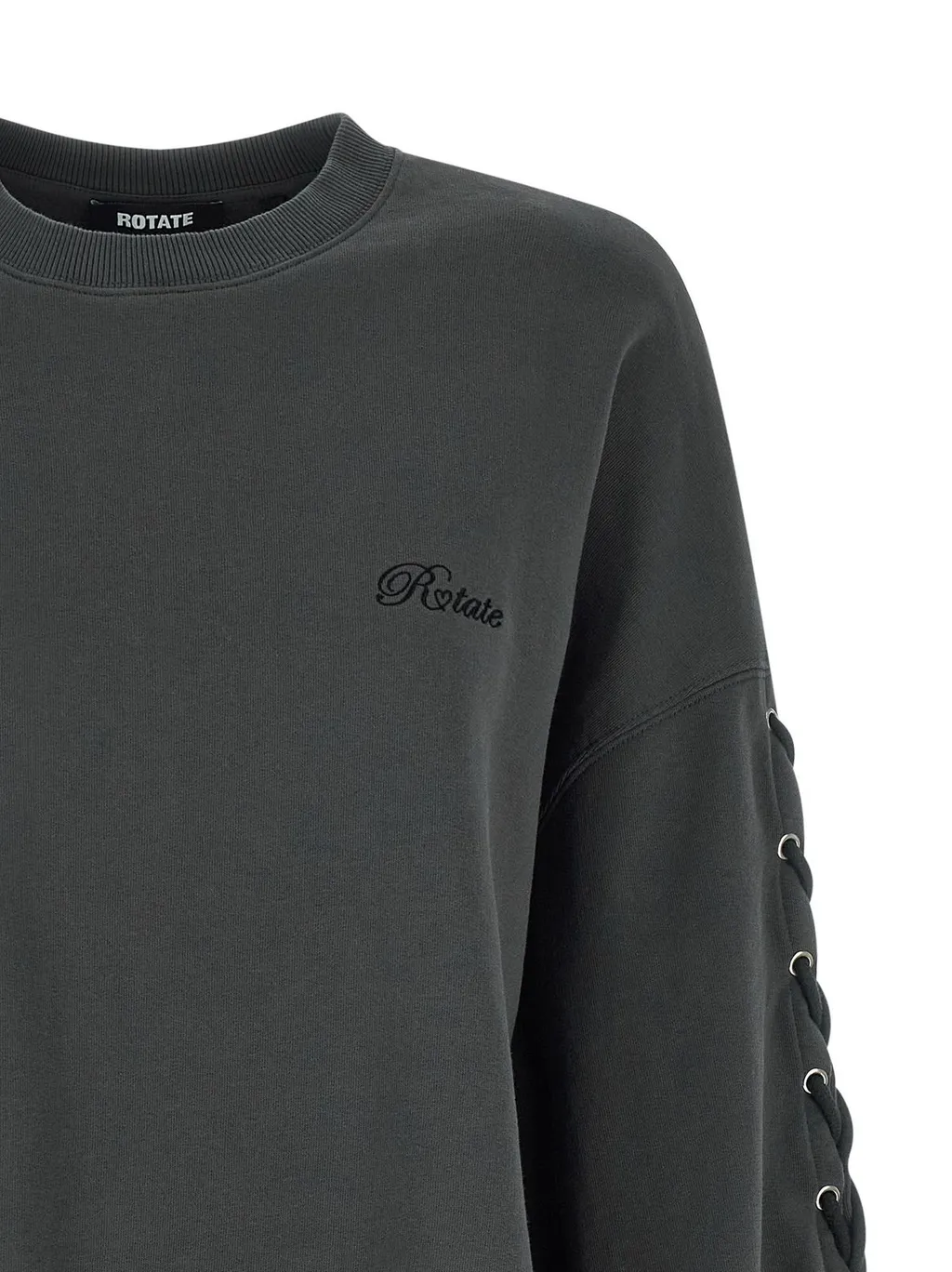 Rotate Lace-Up Crewneck Sweatshirt