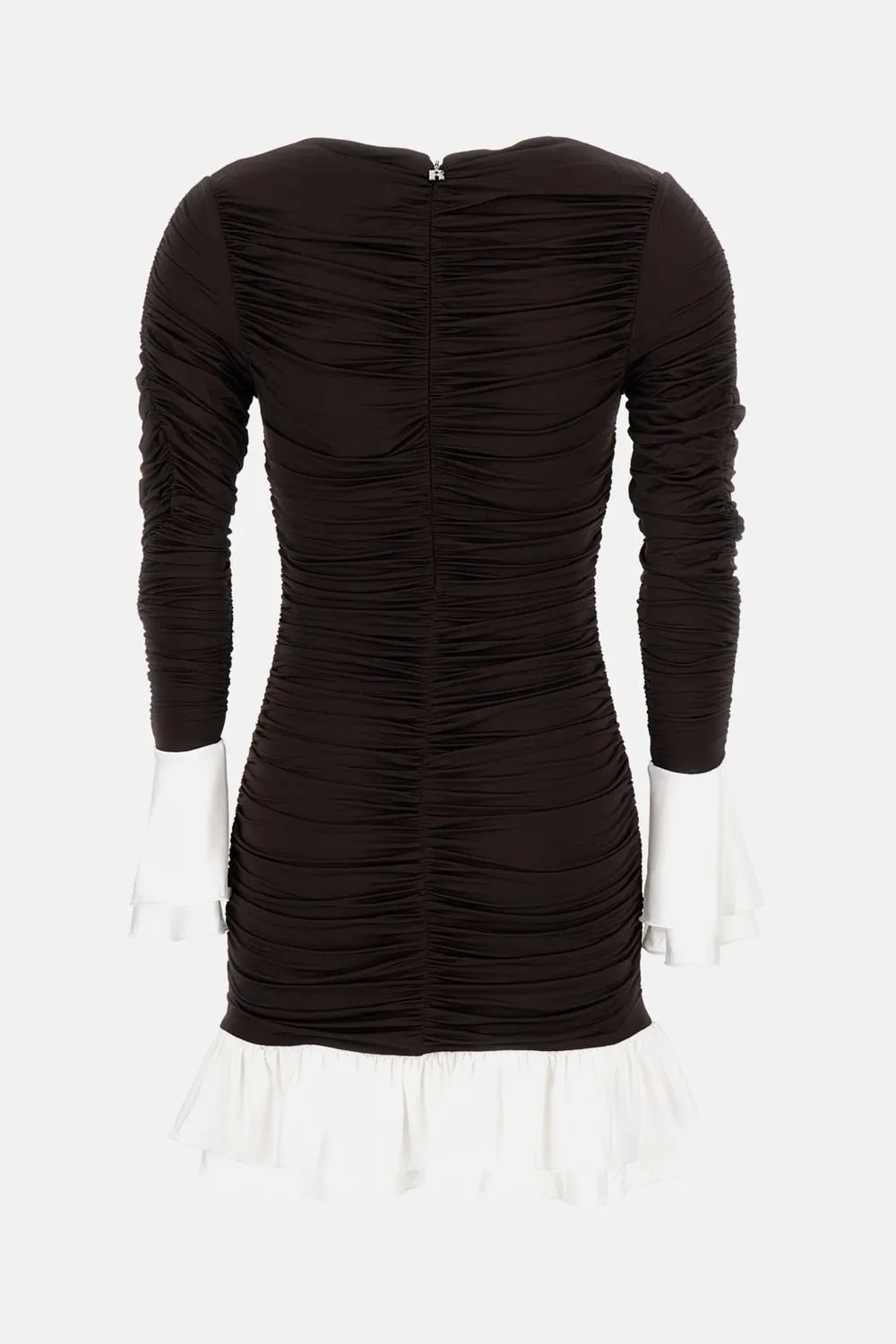Rotate Mini Ruched Ls Dress