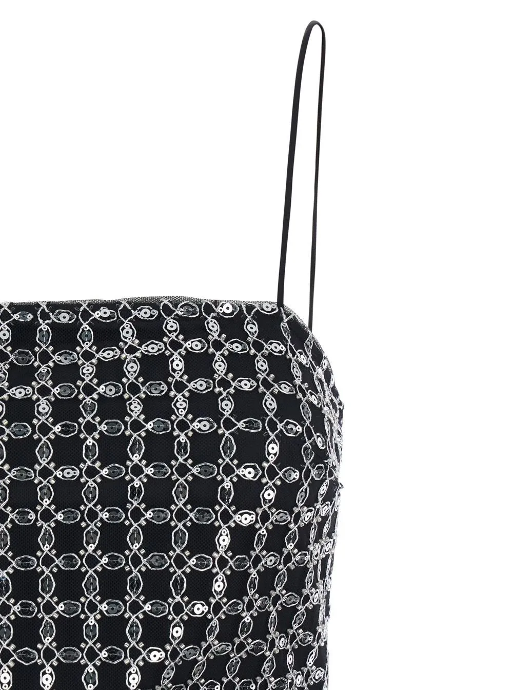 Rotate Bead Embellished Slip Maxi Dress