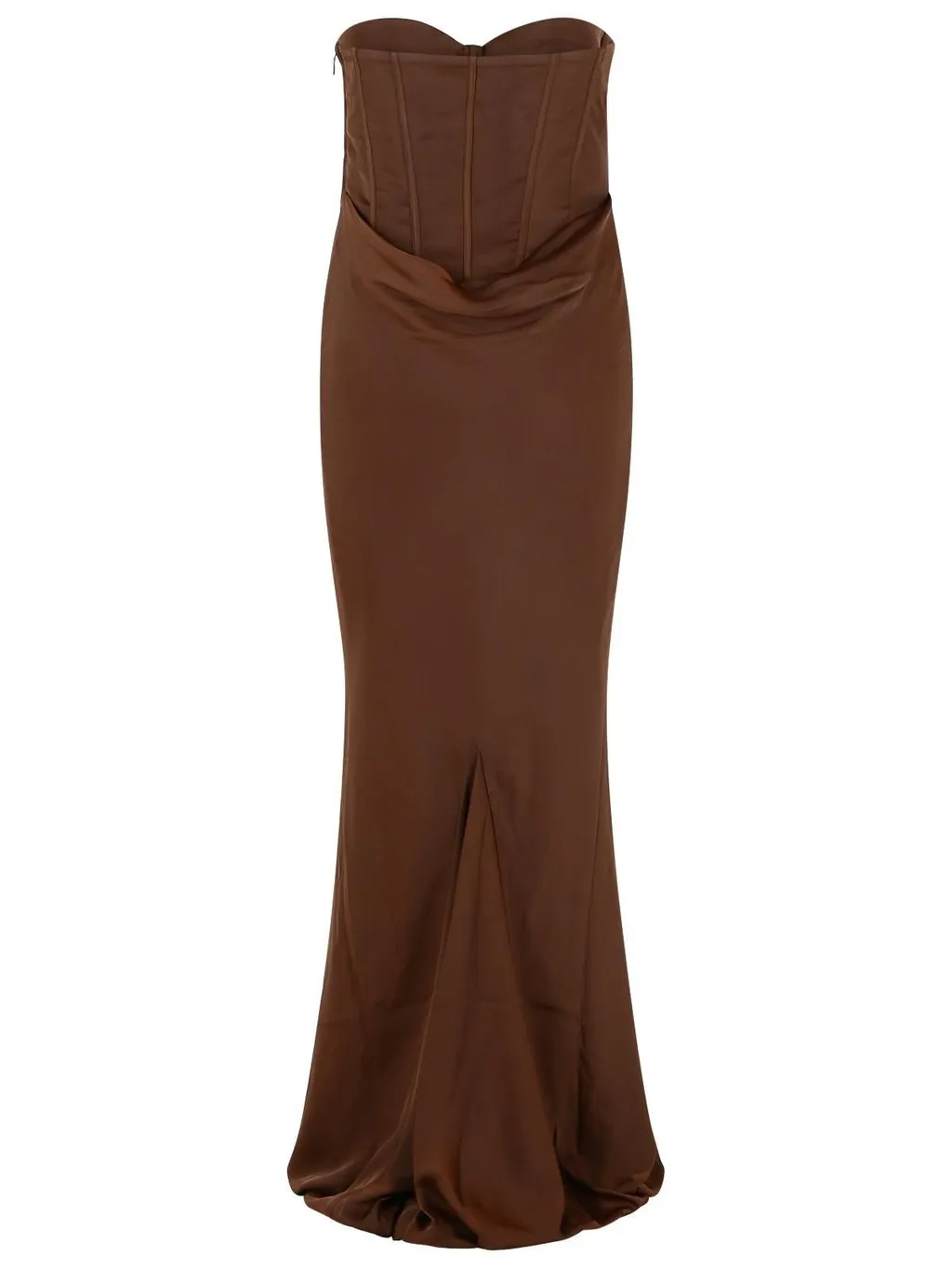 Rotate Satin Corset Maxi Dress