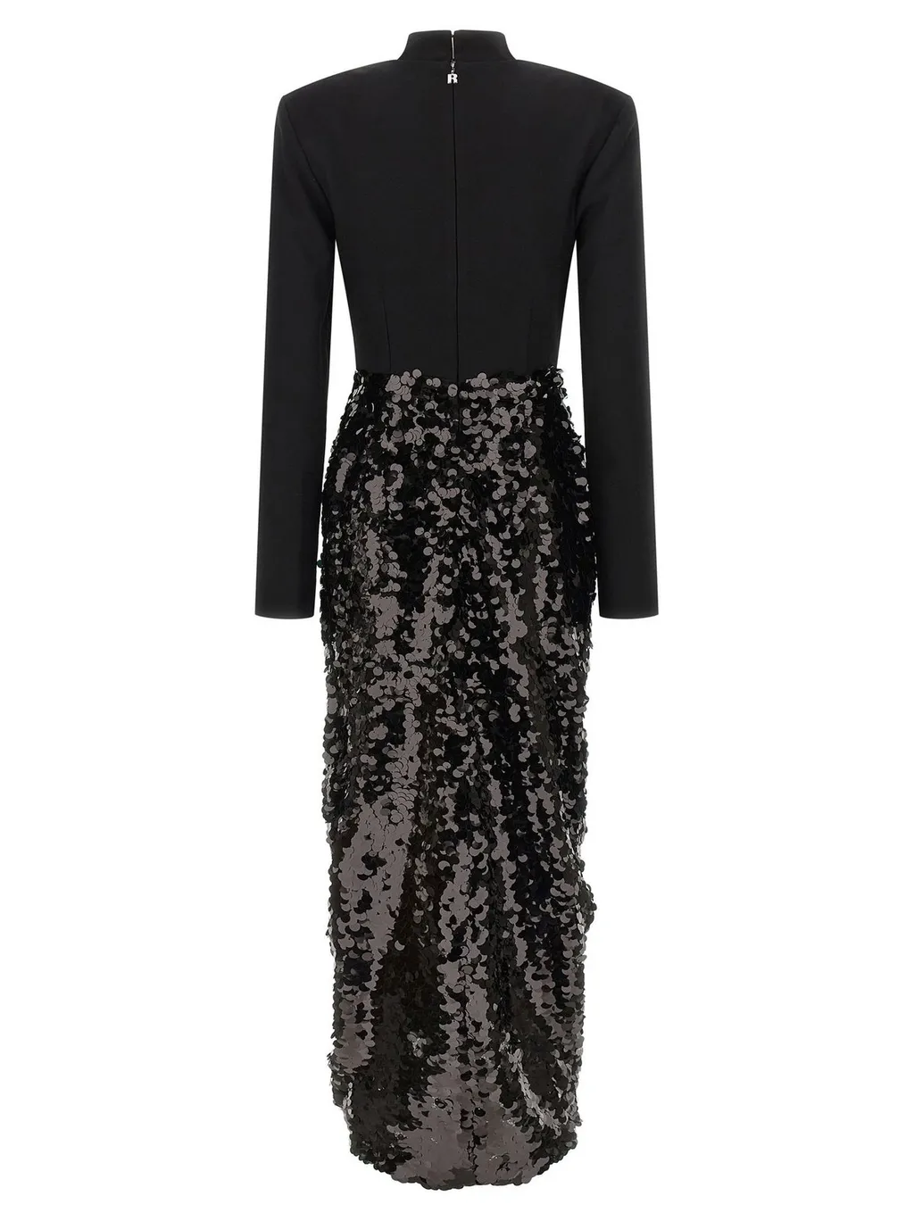 Rotate Sequin Embellished Knotted Midi Dress