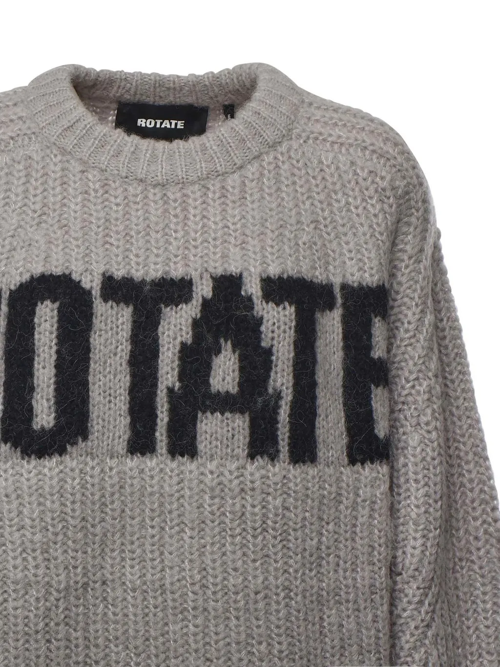 Rotate Logo Intarsia Jumper