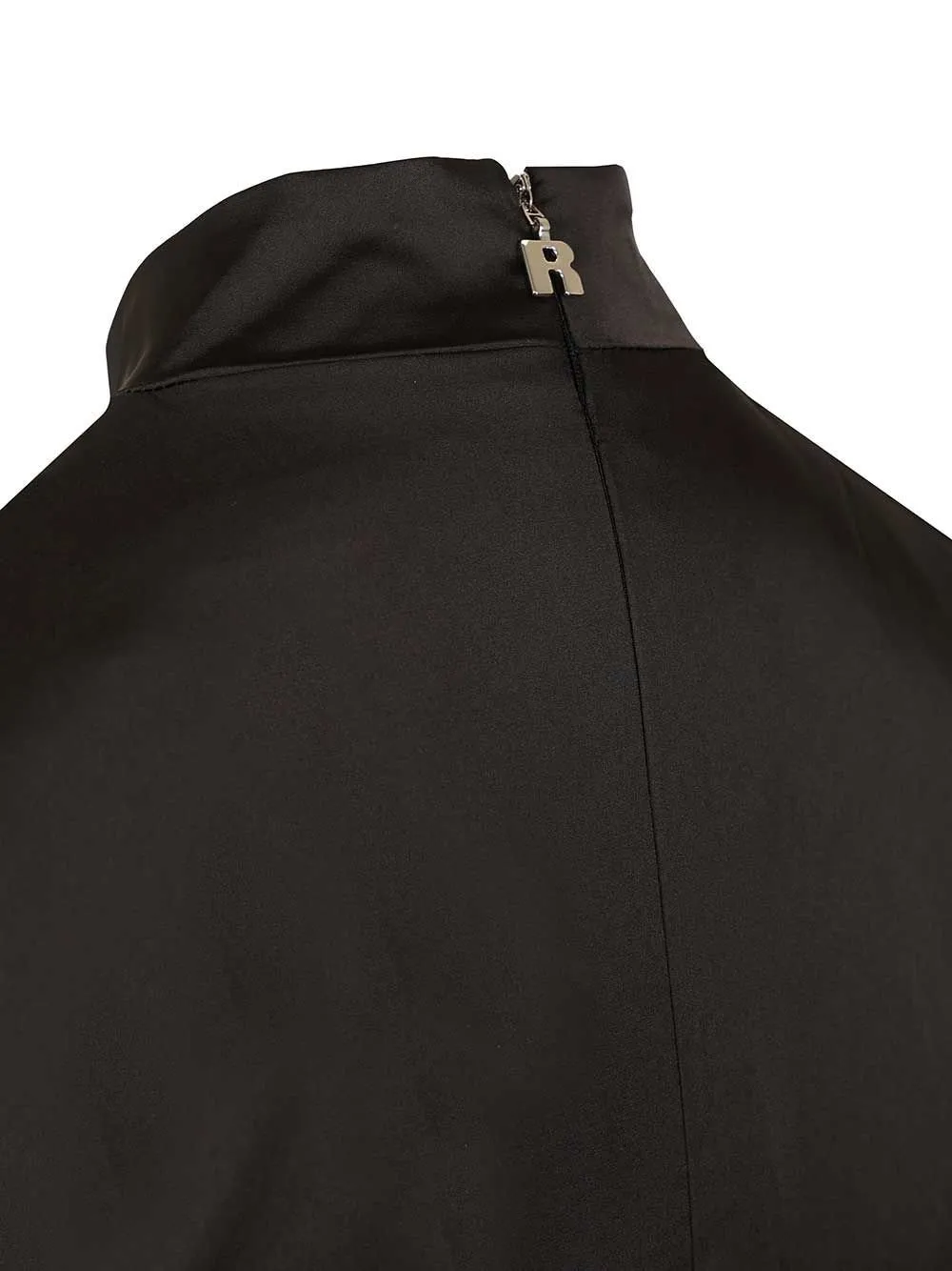 Rotate Satin Ruched Mini Dress