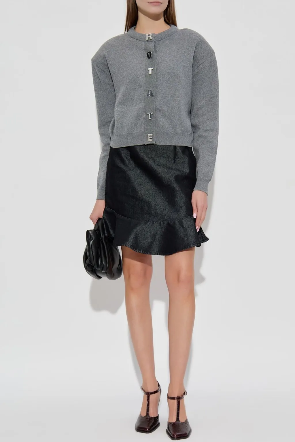 Rotate Logo Buttoned Cardigan