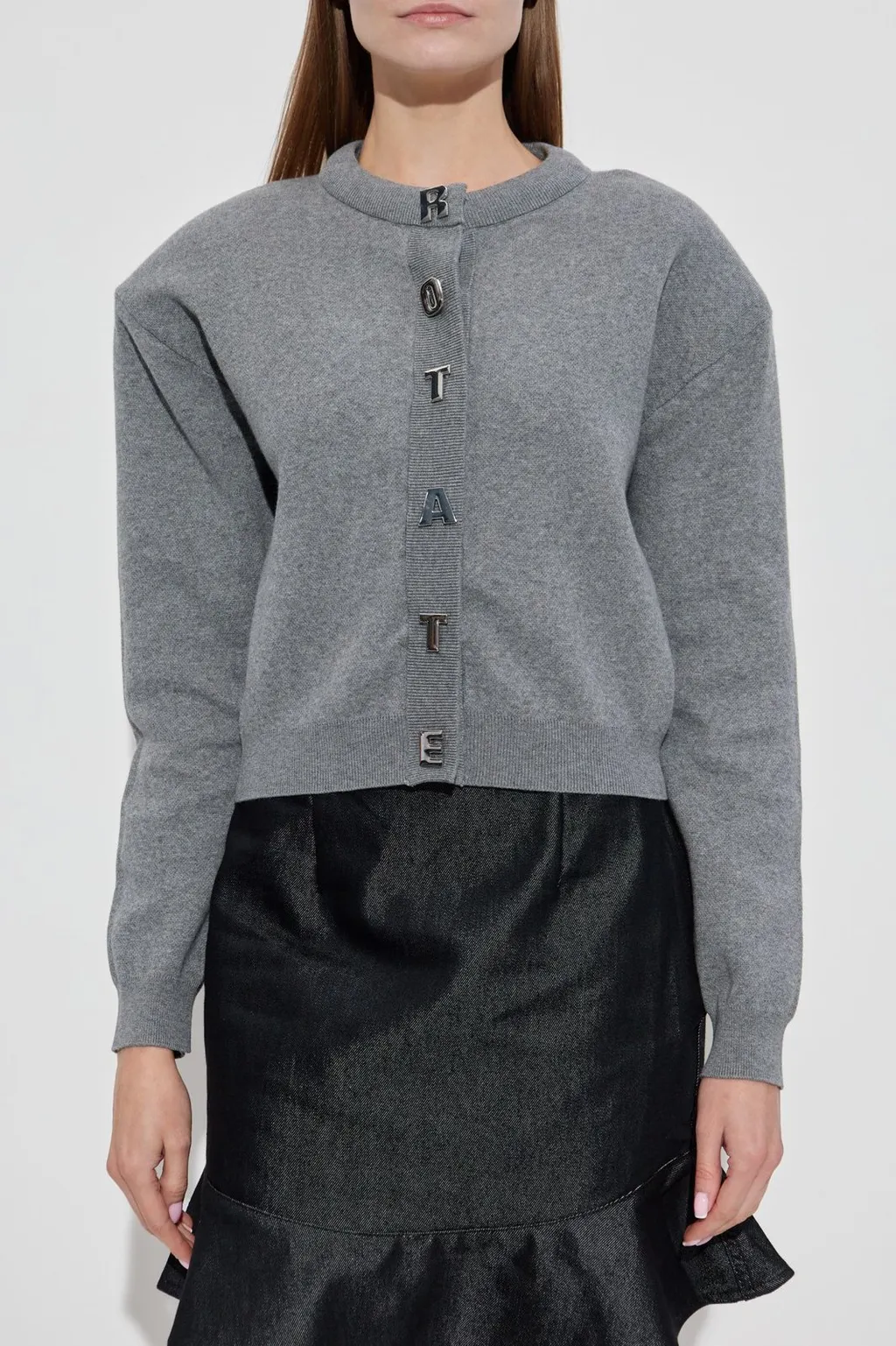 Rotate Logo Buttoned Cardigan