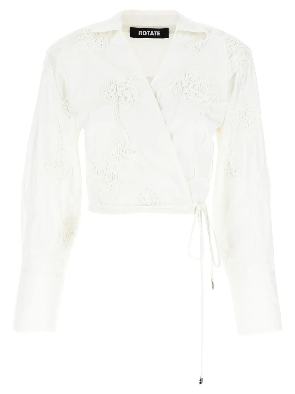 Rotate V-Neck Wrap Shirt