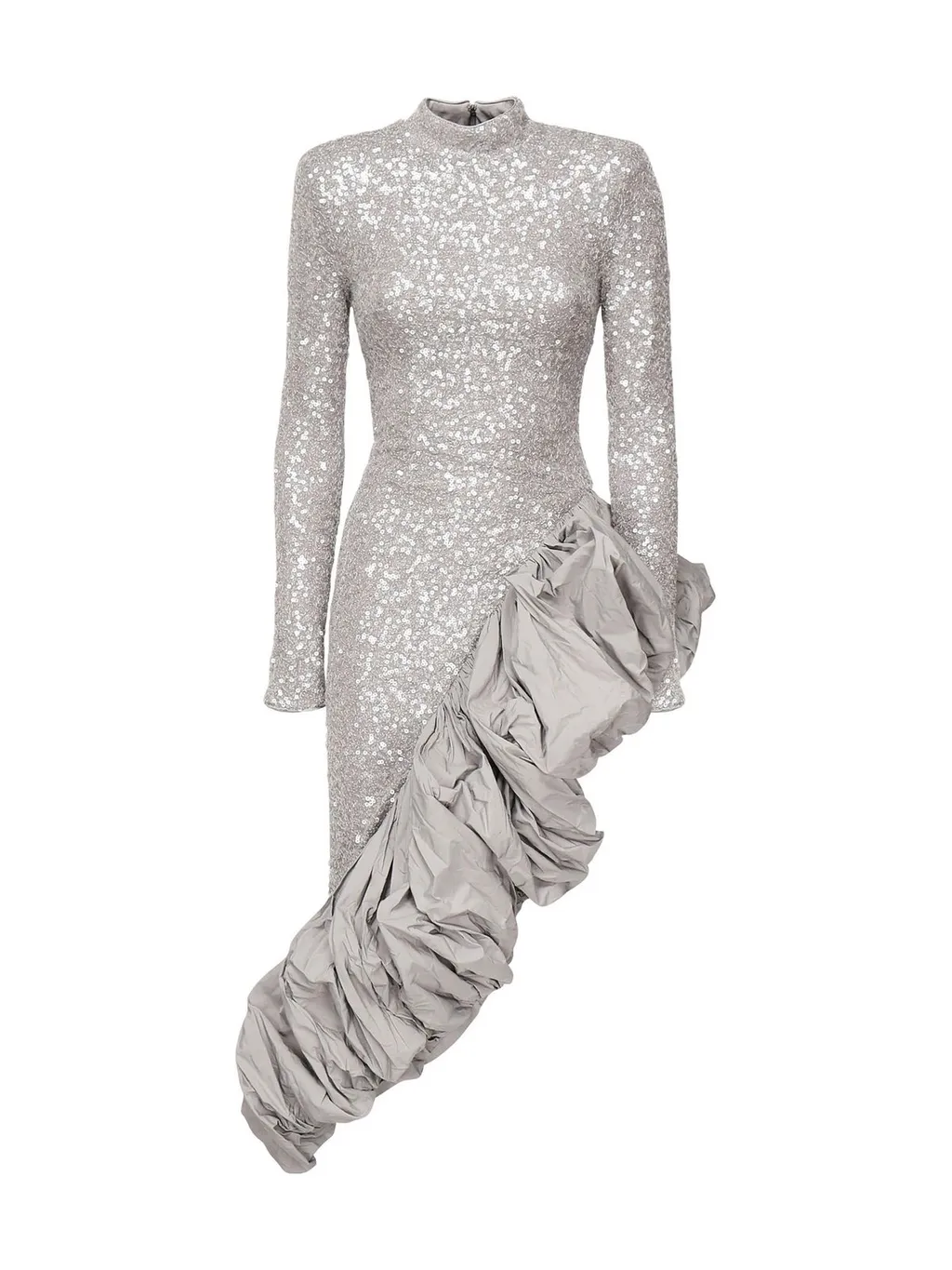 Rotate Sequined Asymmetric Dress