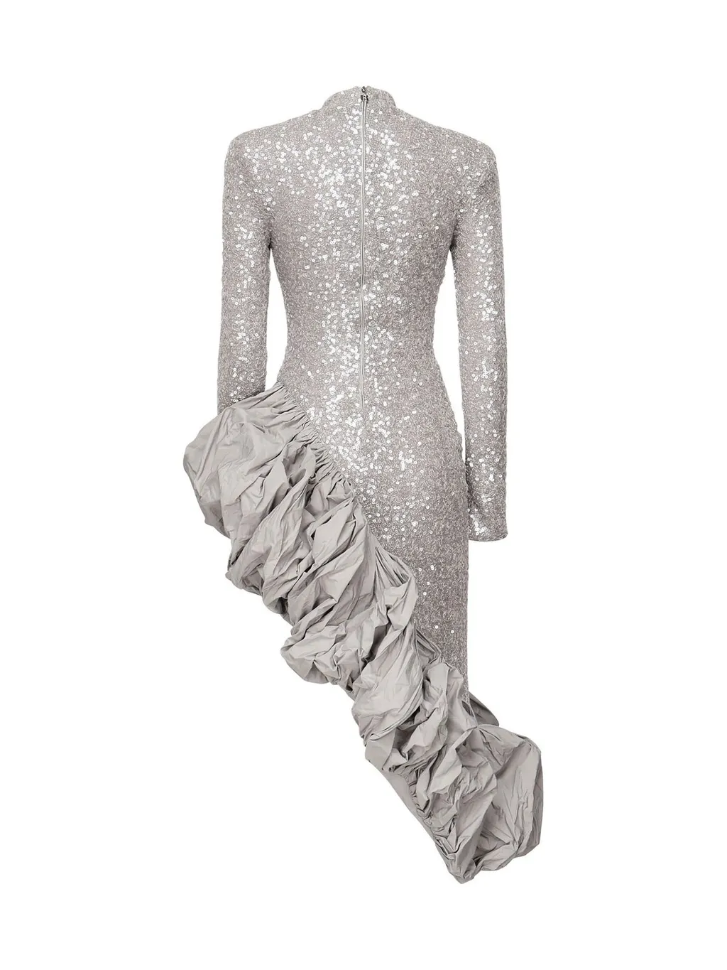 Rotate Sequined Asymmetric Dress
